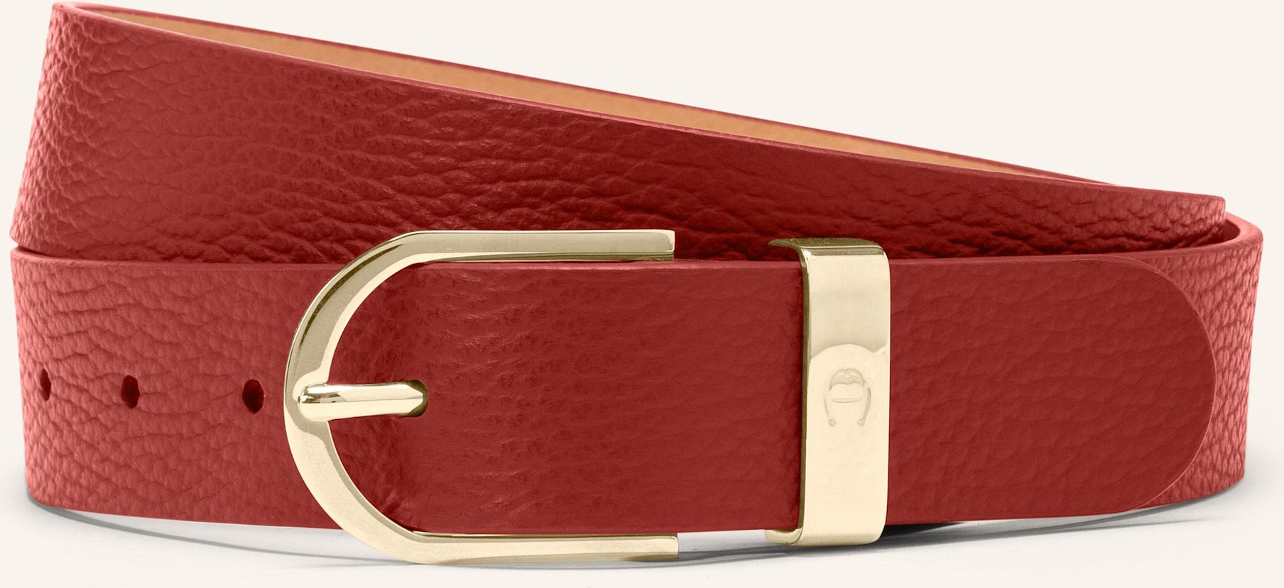 Aigner Ledergürtel rot