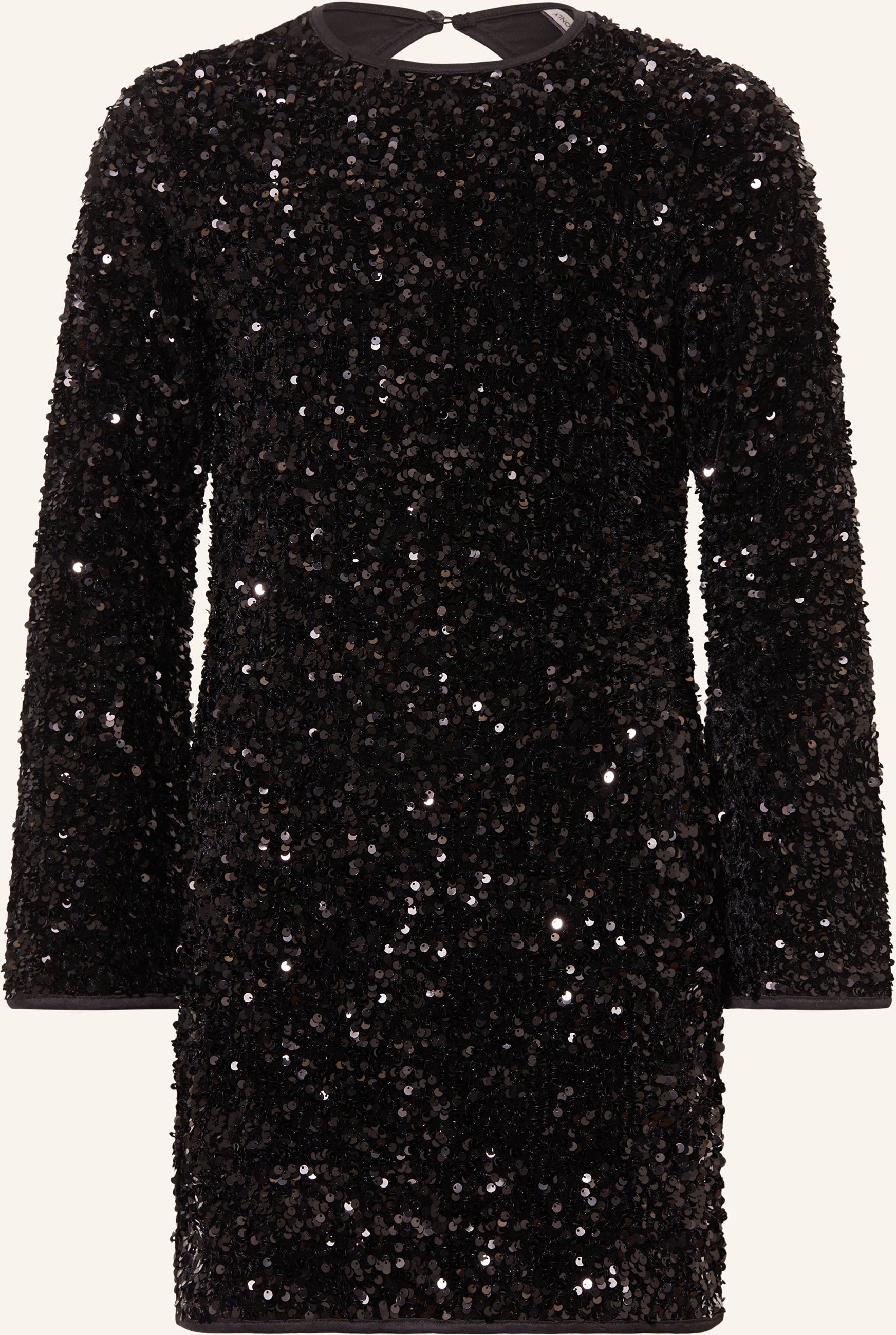 Only Kleid Mit Pailletten schwarz