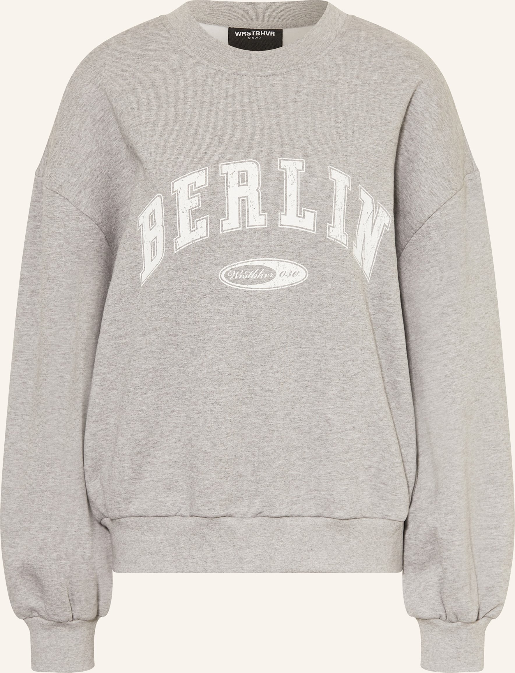 Wrstbhvr Oversized-Sweatshirt Loana grau