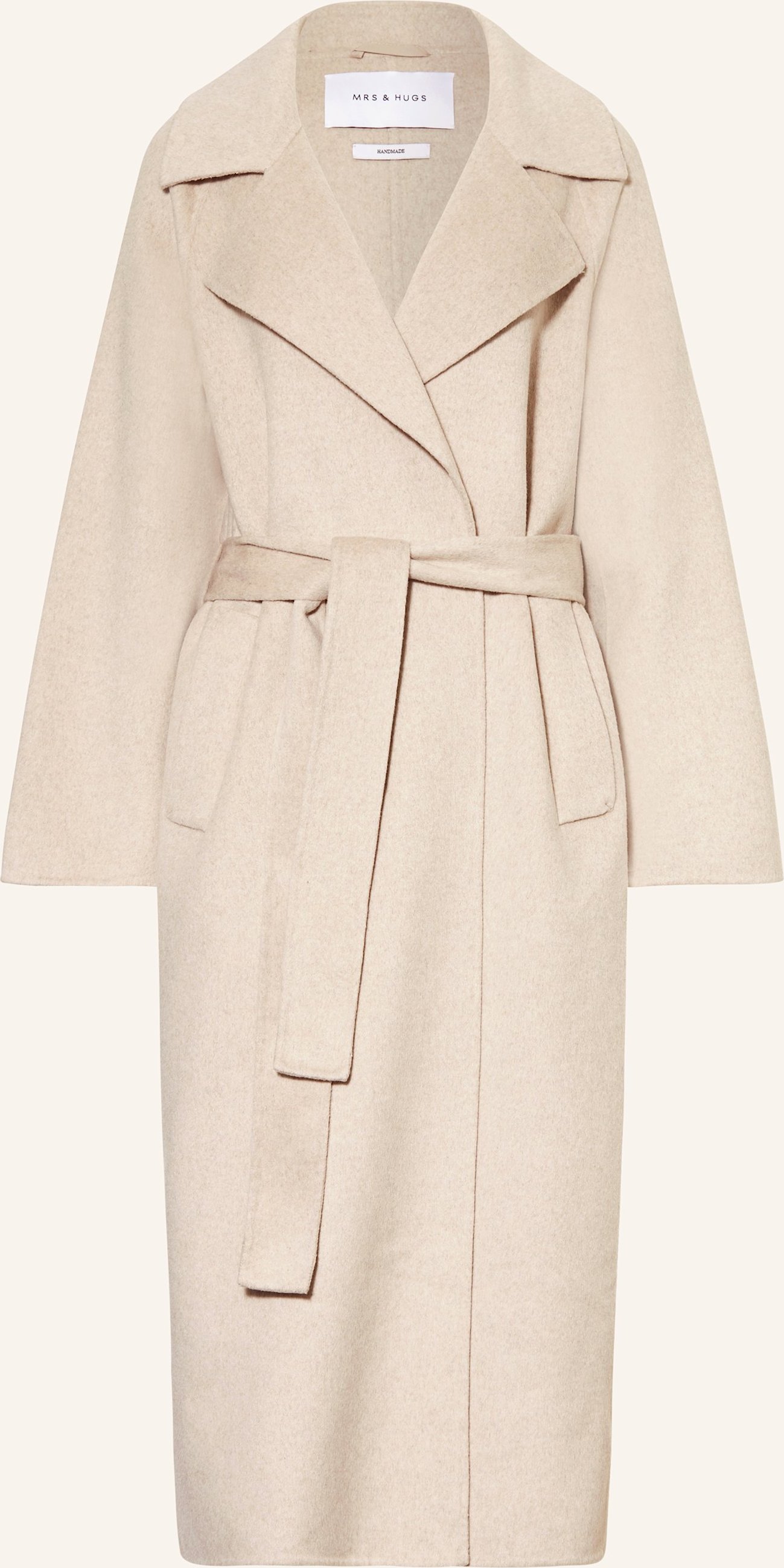 Mrs & Hugs Mantel weiss