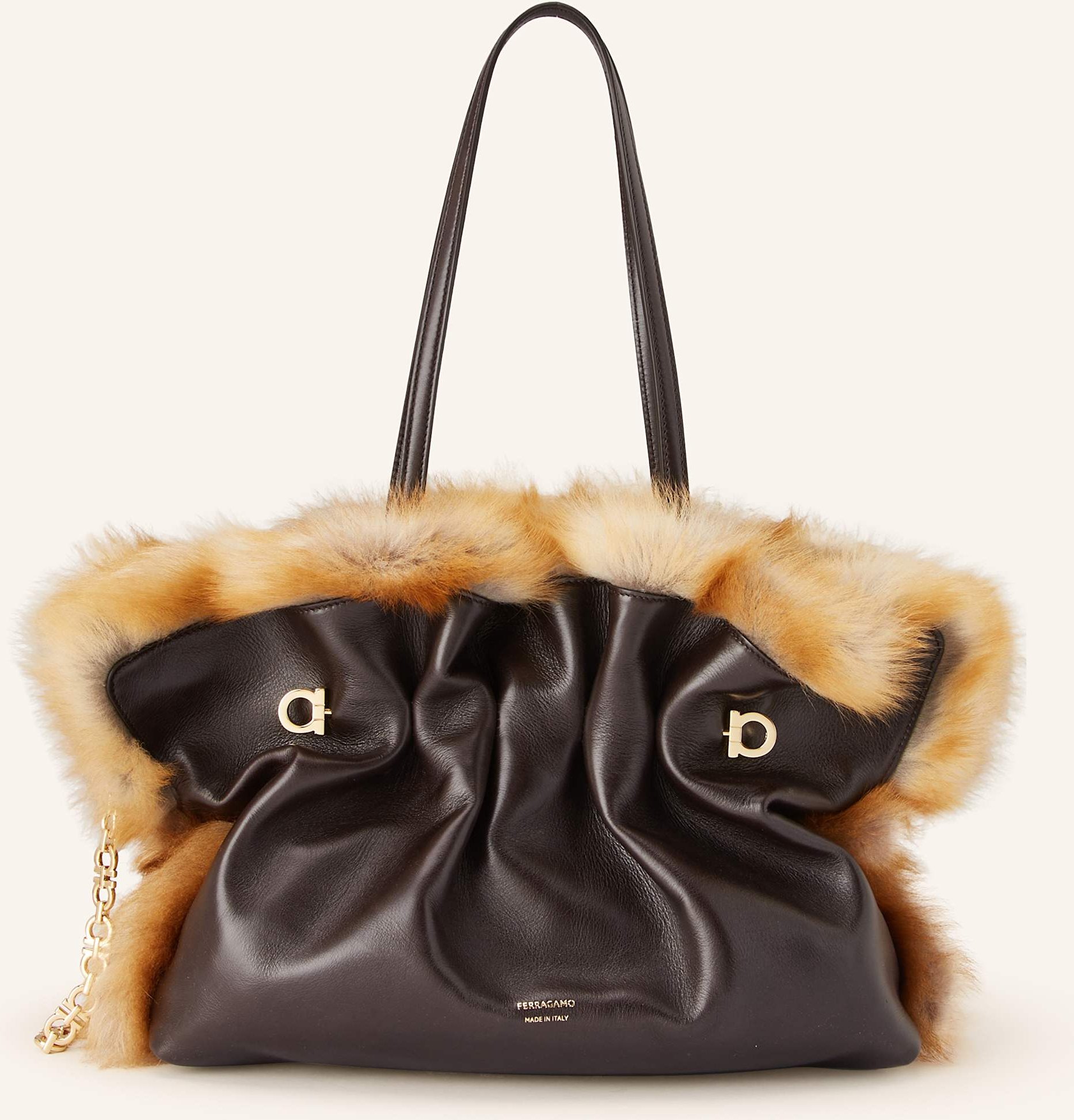 Ferragamo Handtasche braun