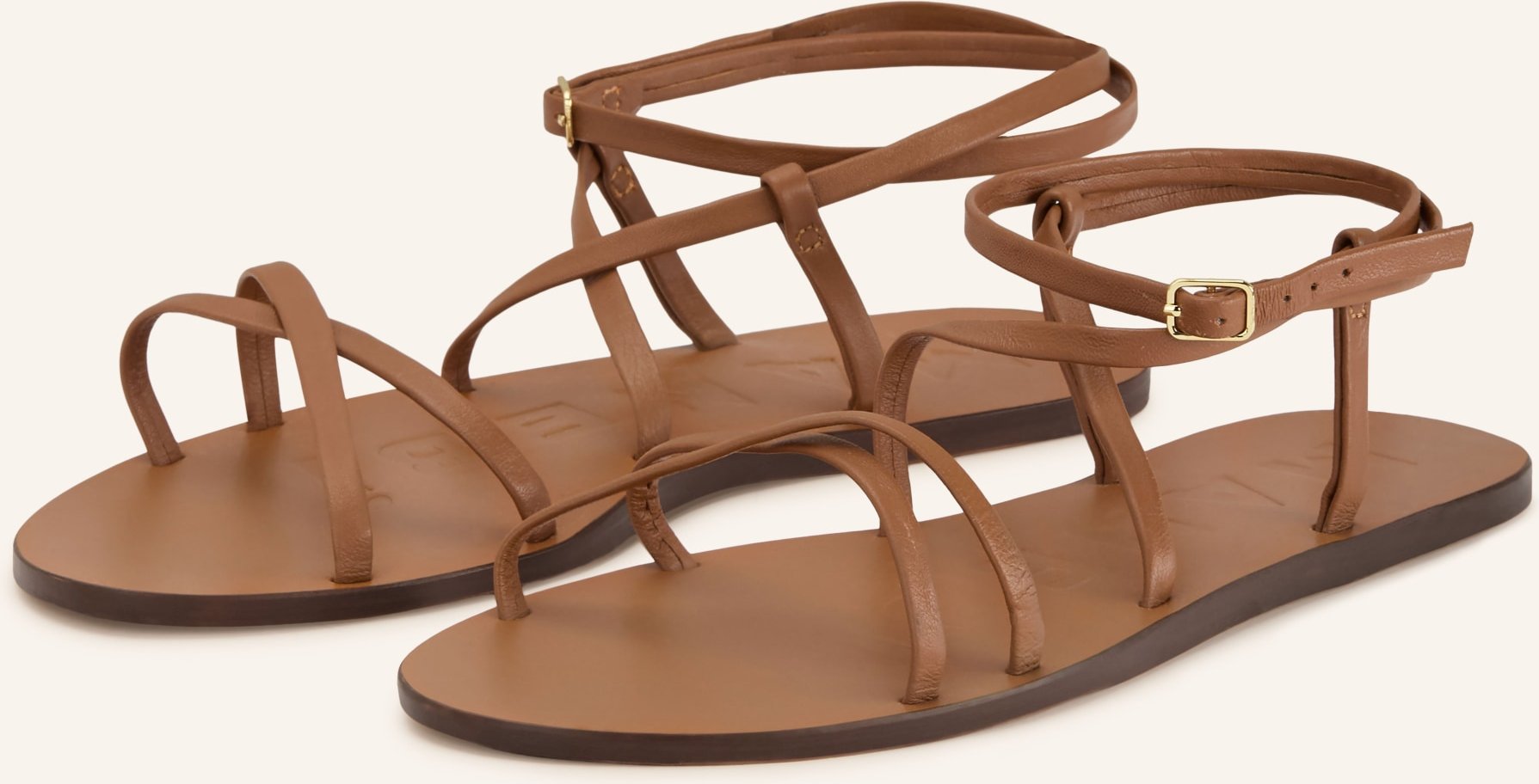 Manebí Sandalen braun