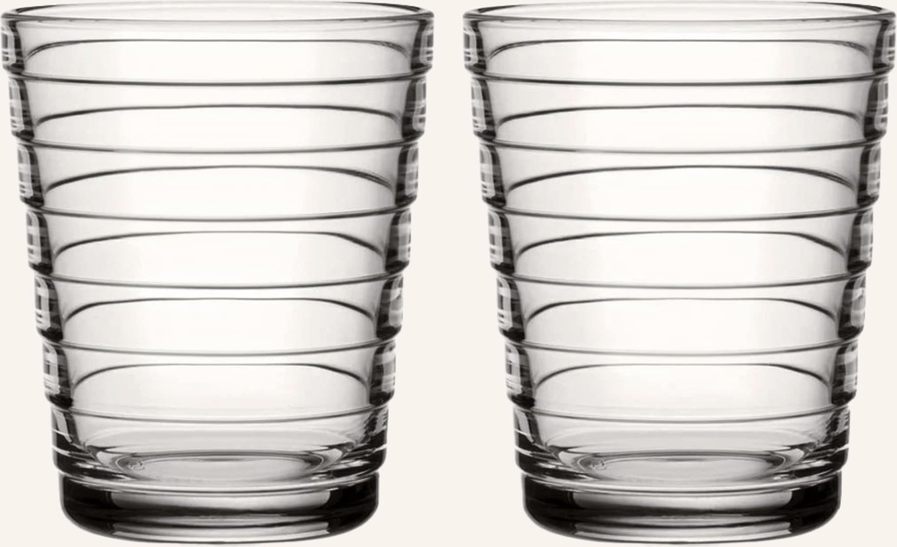 Iittala 2er-Set Trinkgläser Aino Aalto transparent