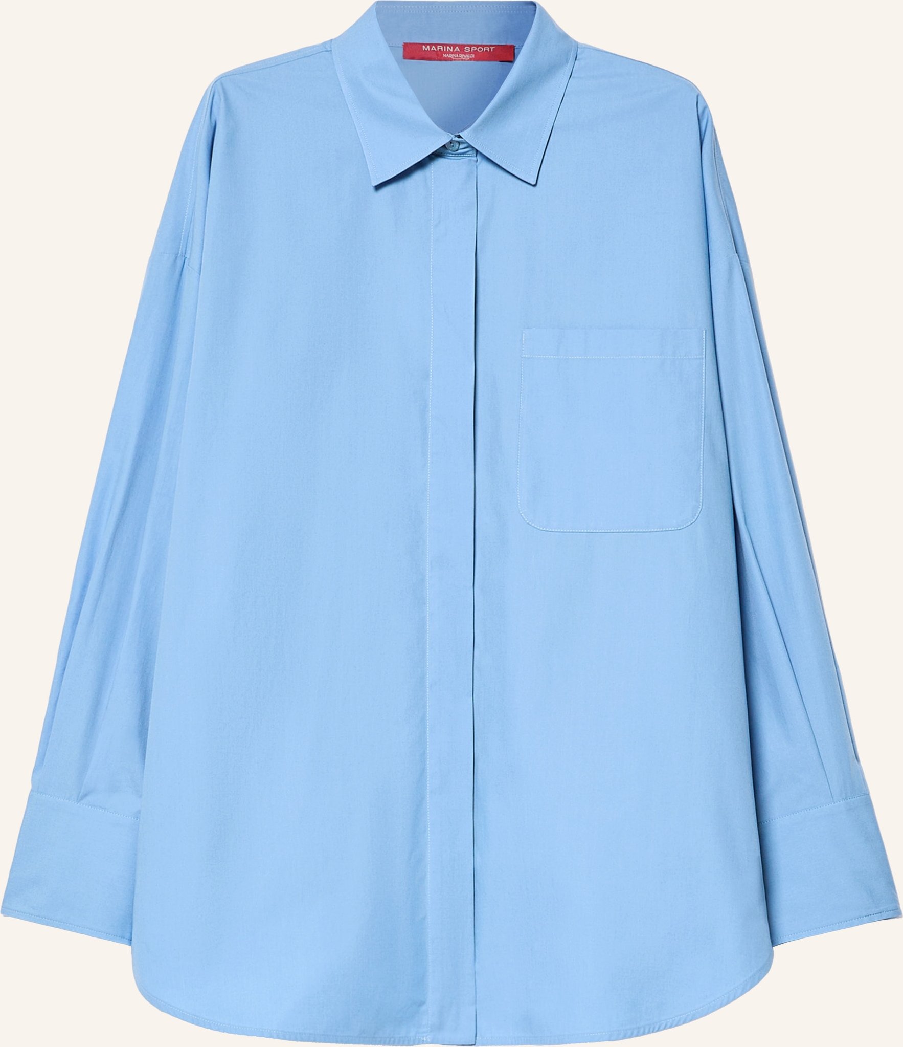 Marina Rinaldi Hemdbluse Padre blau