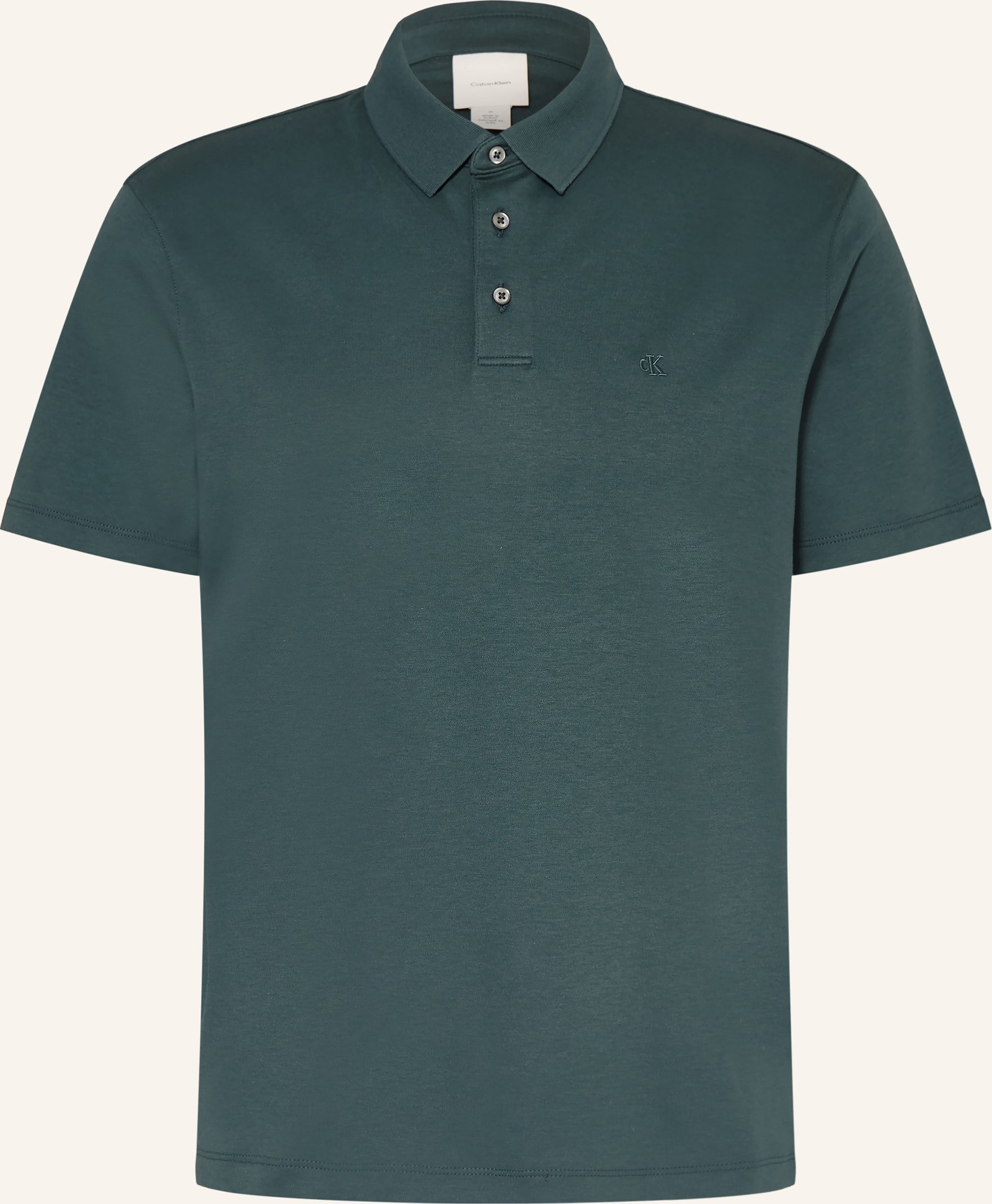 Calvin Klein Jersey-Poloshirt Classic Fit gruen