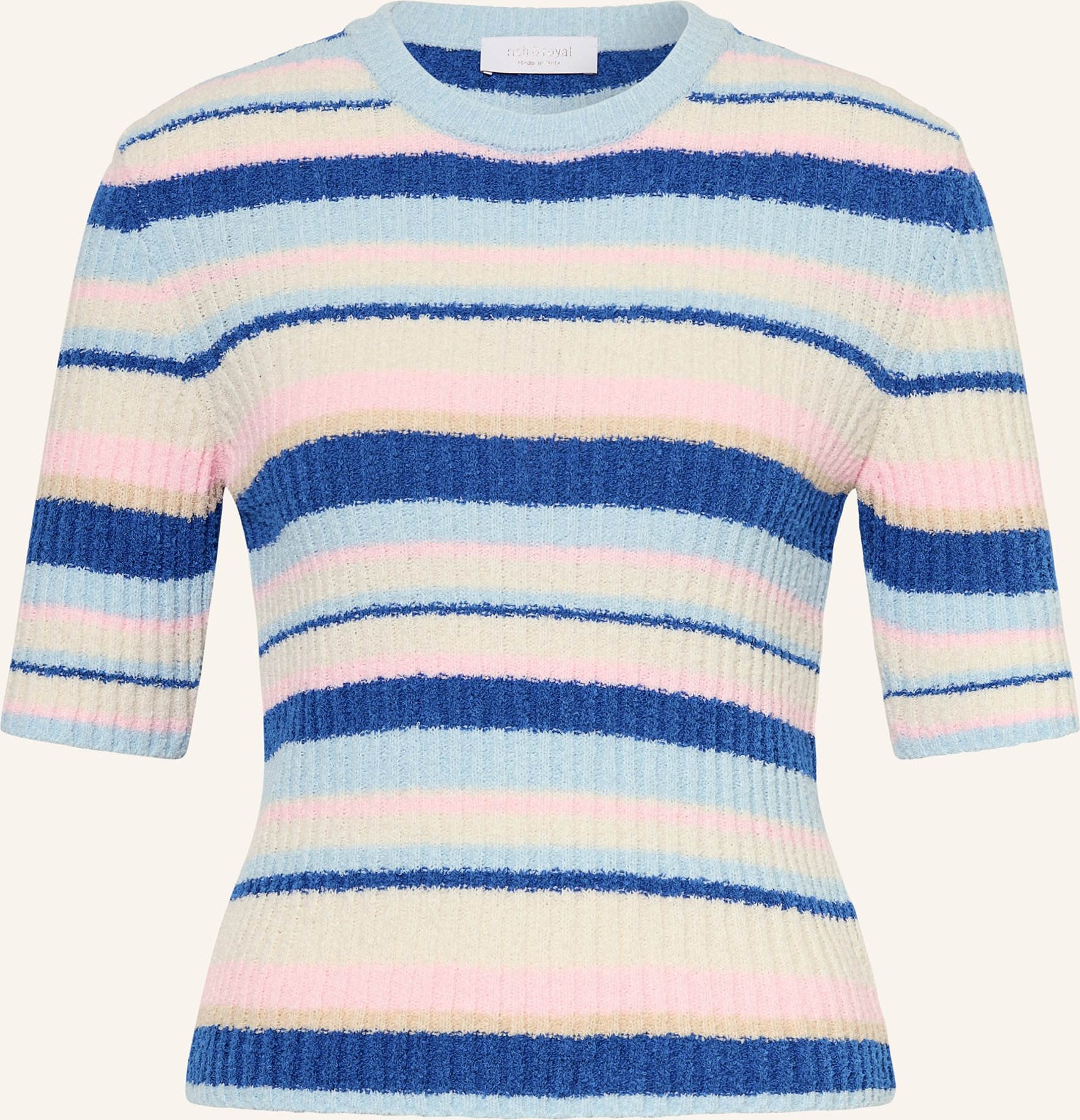 Rich & Royal Strickshirt blau