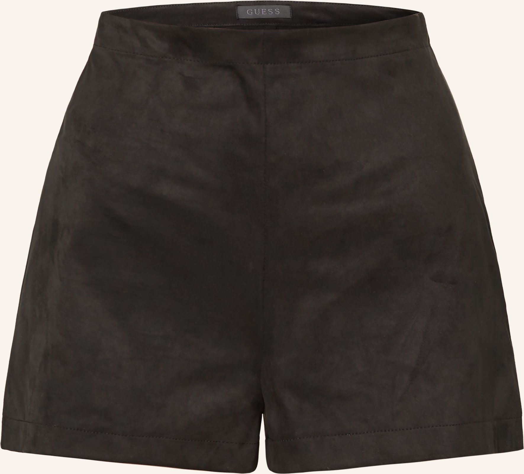 Guess Shorts Erin In Lederoptik schwarz