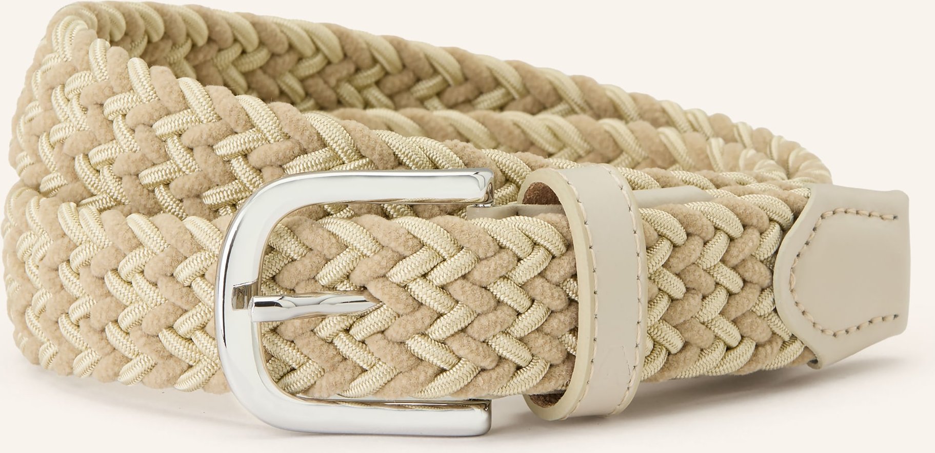 Alberto Flechtgürtel beige