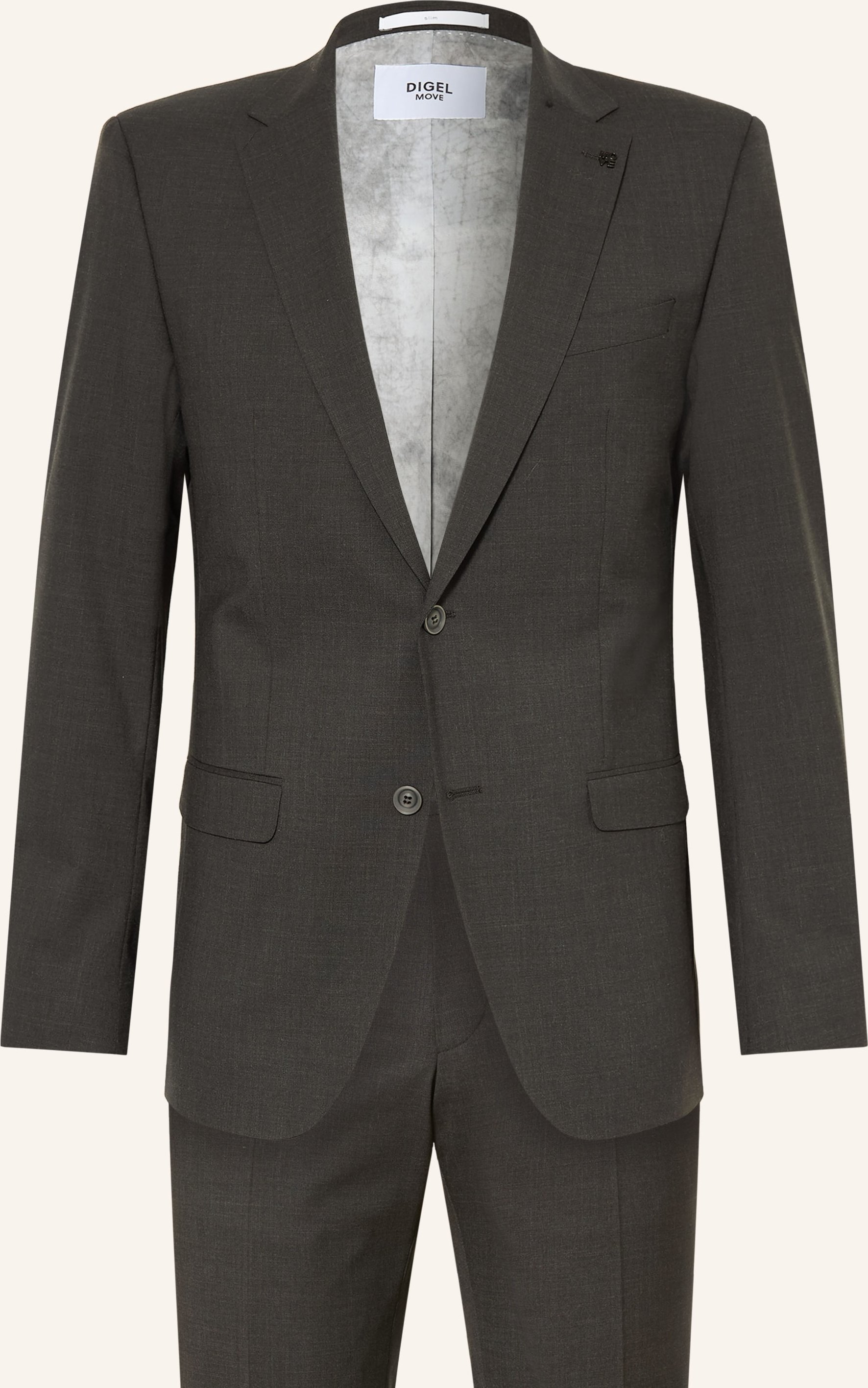 Digel Move Anzug Anthony Slim Fit grau