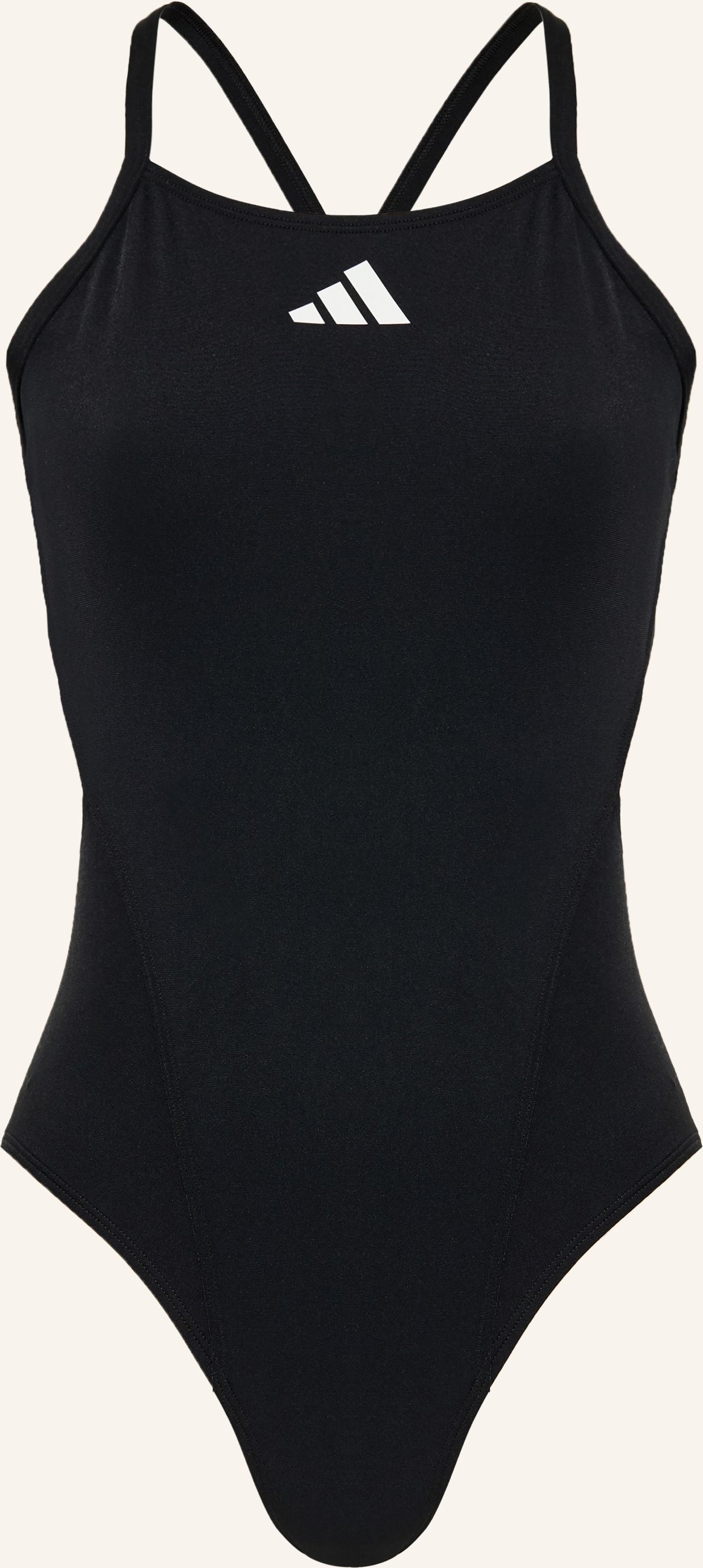Adidas Badeanzug Ripstream Team Thin Straps C-Back schwarz