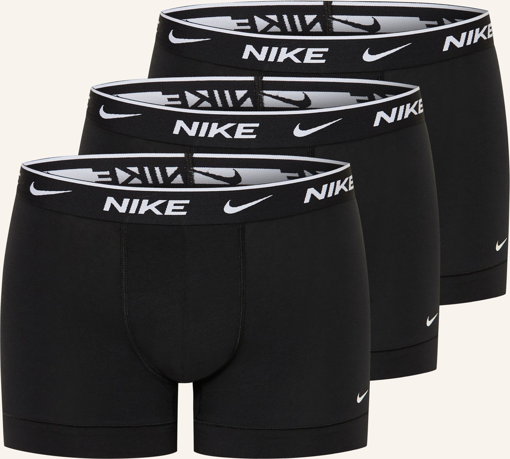 Thumbnail - Nike 3er-Pack Boxershorts Essential Cotton Stretch schwarz