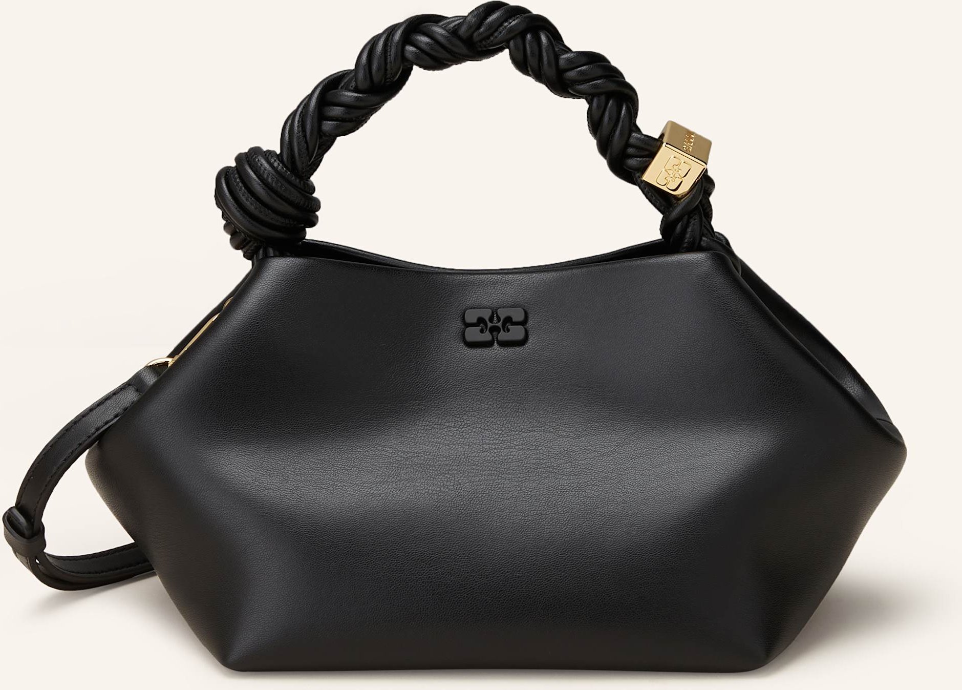 Ganni Handtasche Bou Small schwarz