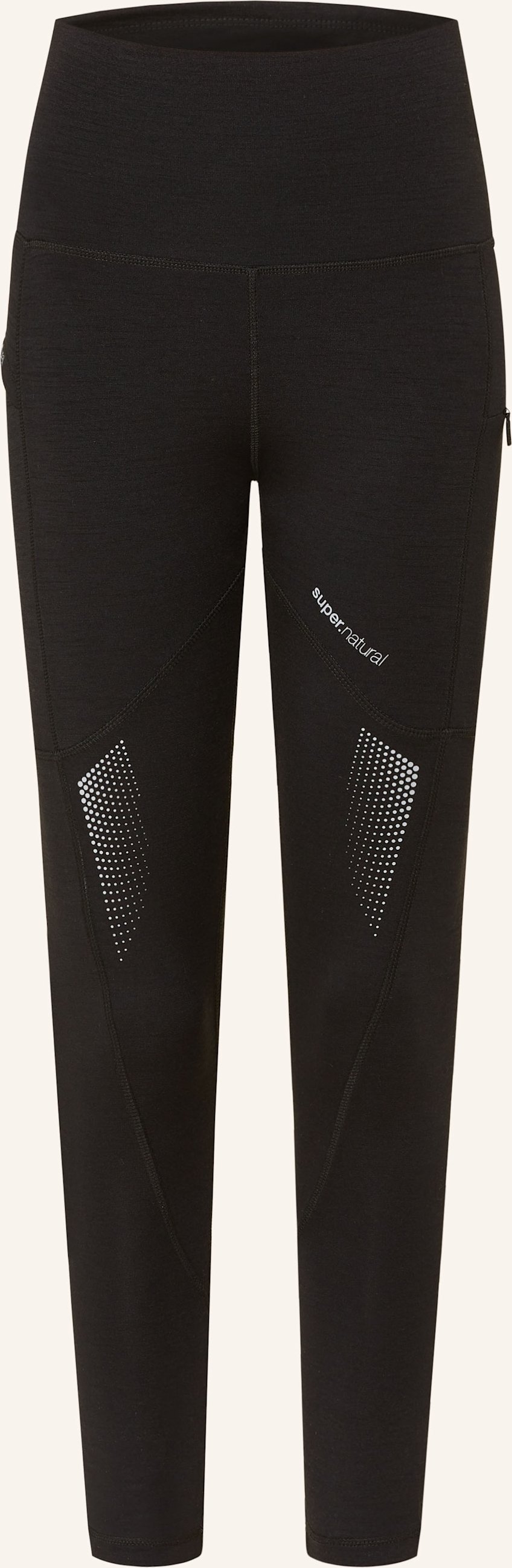 Thumbnail - Super.Natural Tights Active Lightening Mit Merinowolle schwarz