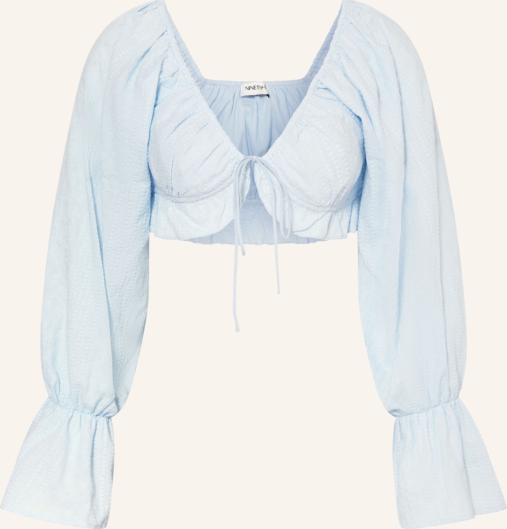 Ninety-9 Cropped-Bluse Sunseeker blau