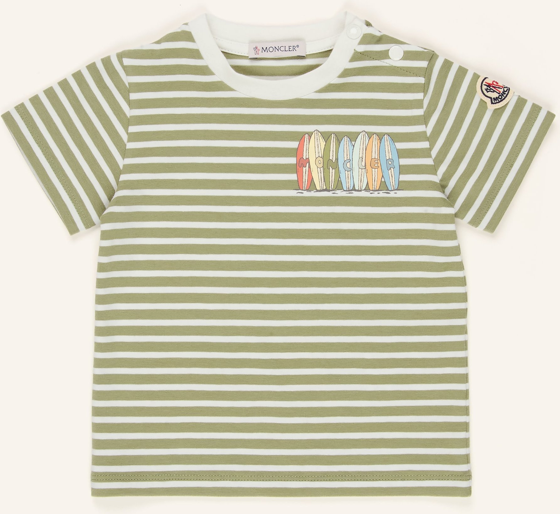 Moncler Enfant T-Shirt gruen