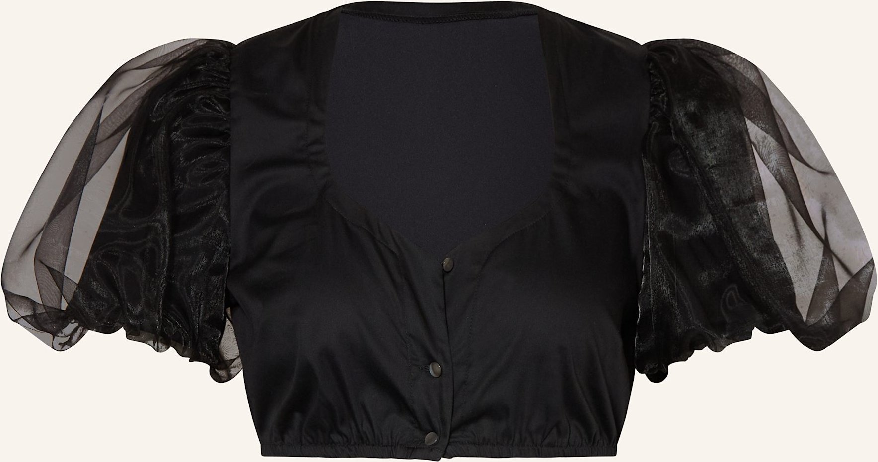 Johann & Johanna Dirndlbluse schwarz