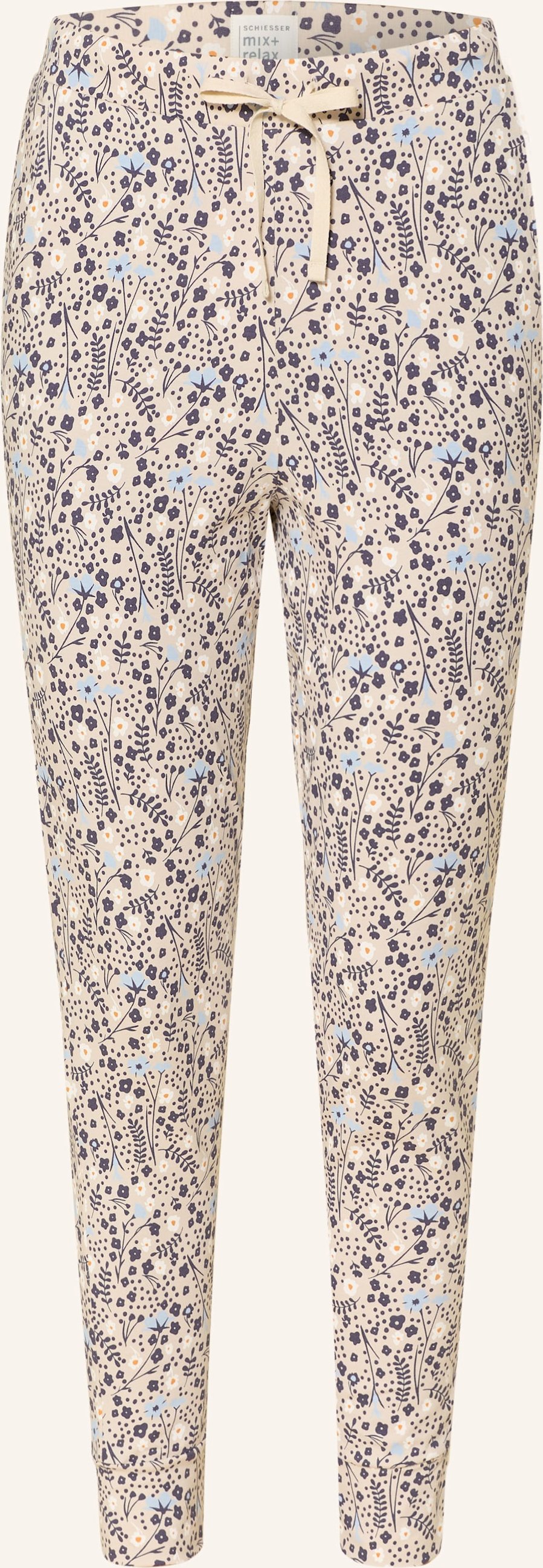 Schiesser Schlafhose Mix+Relax weiss