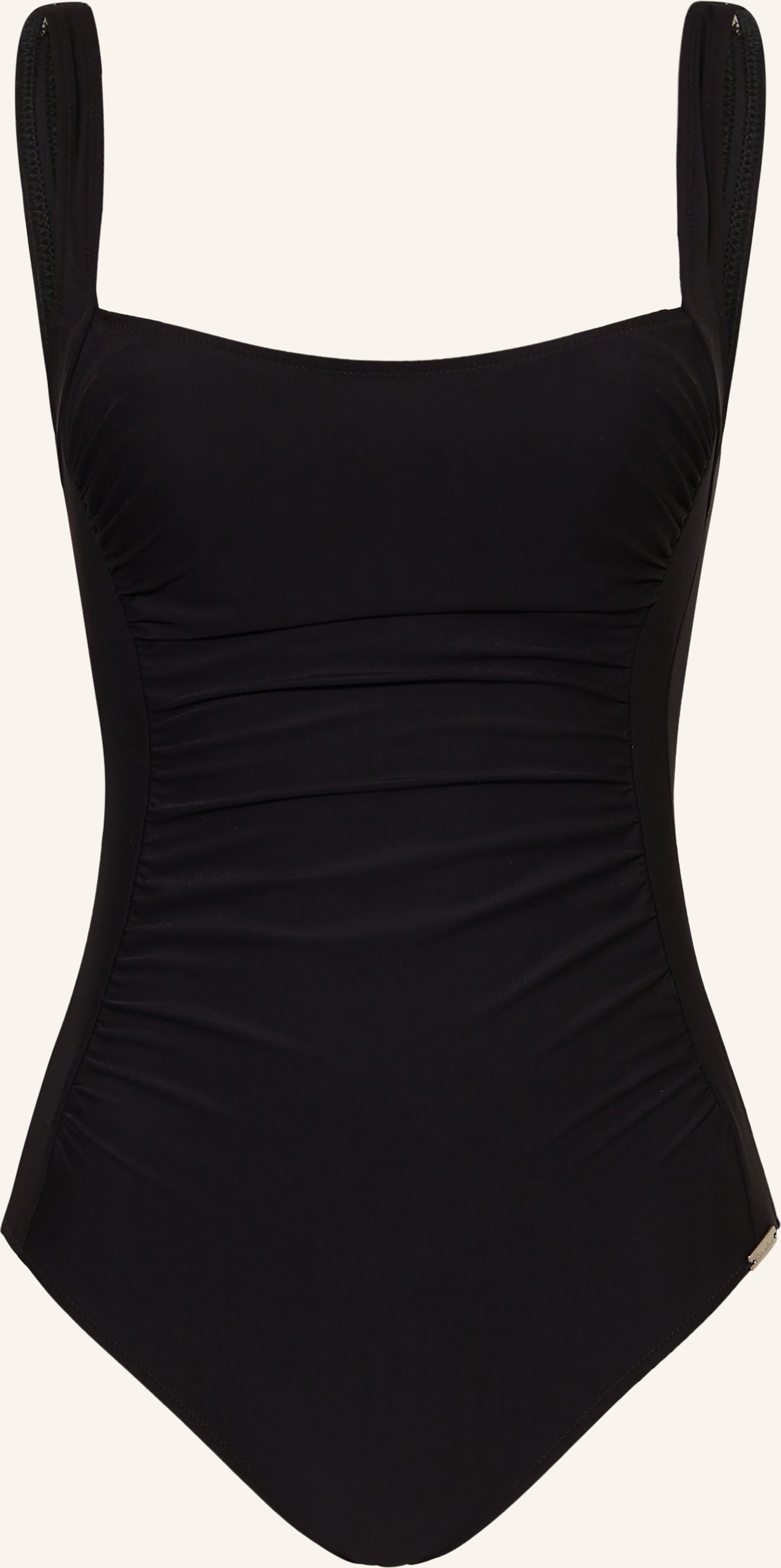 Charmline Shape-Badeanzug Uni schwarz