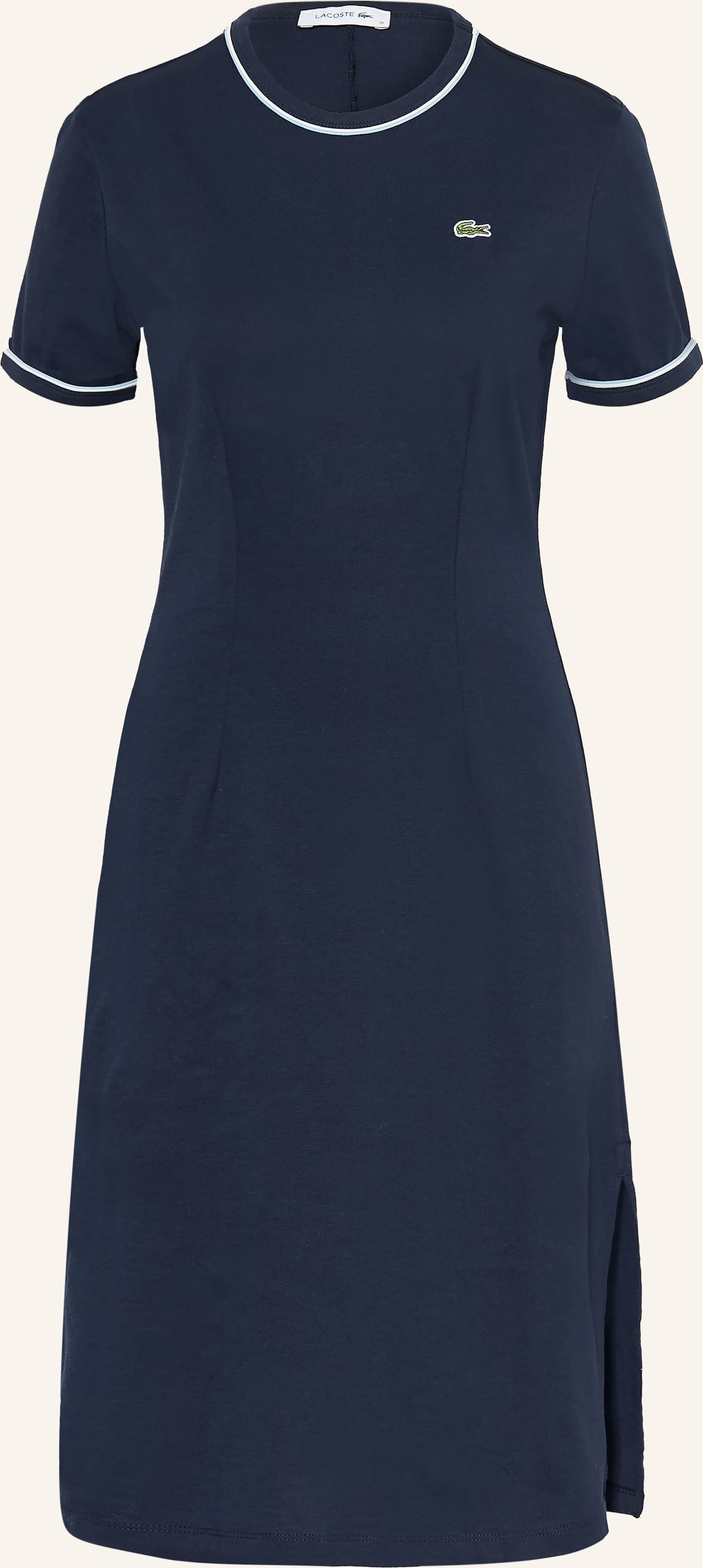 Lacoste Jerseykleid blau