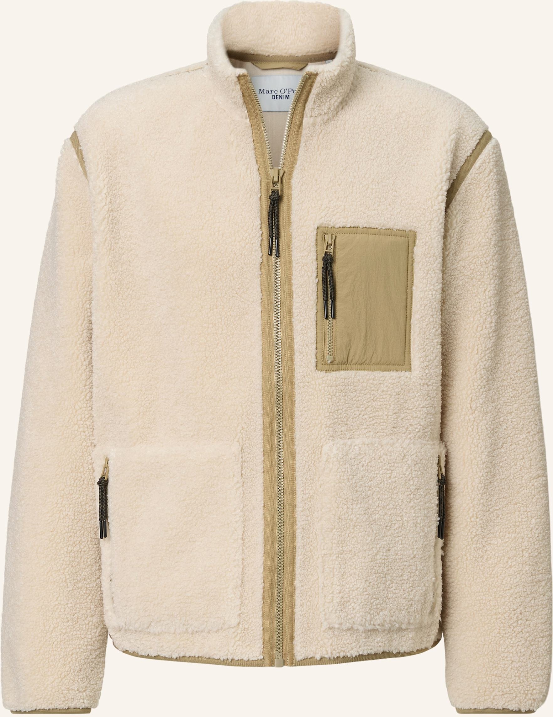 Thumbnail - Marc O'polo Denim Teddyjacke beige