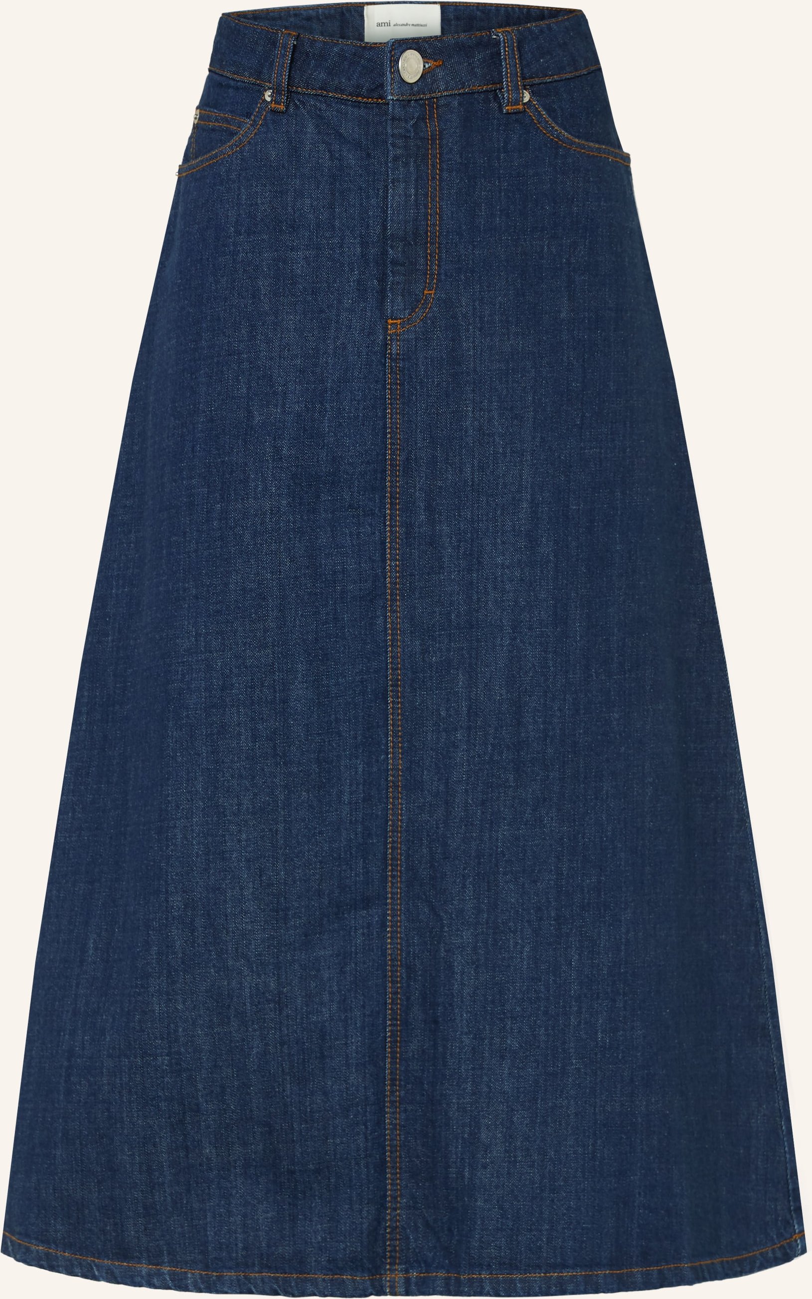 Ami Paris Jeansrock blau