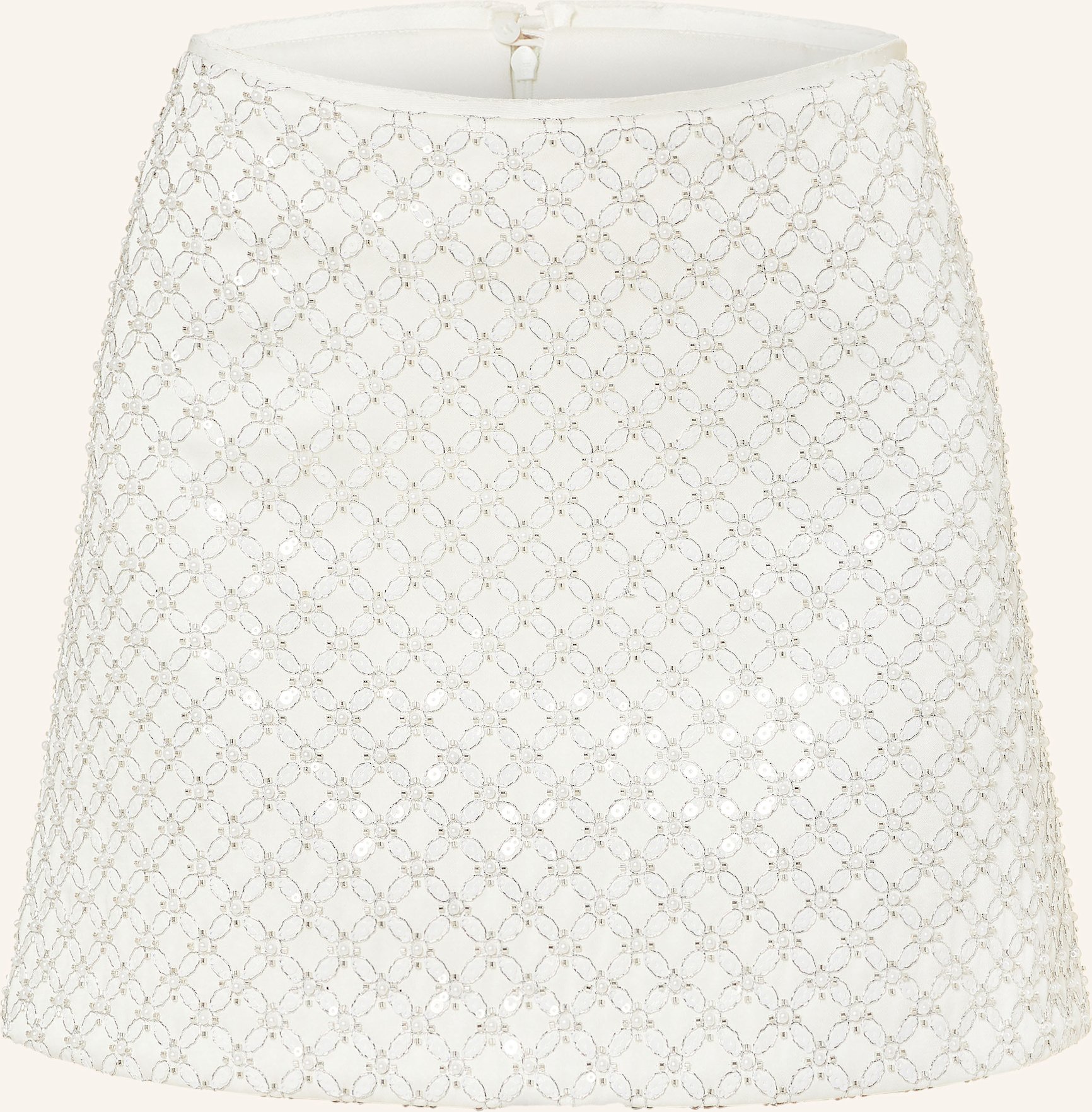 Dorothee Schumacher Rock Sparkling Statement Mit Pailletten Und Schmucksteinen weiss