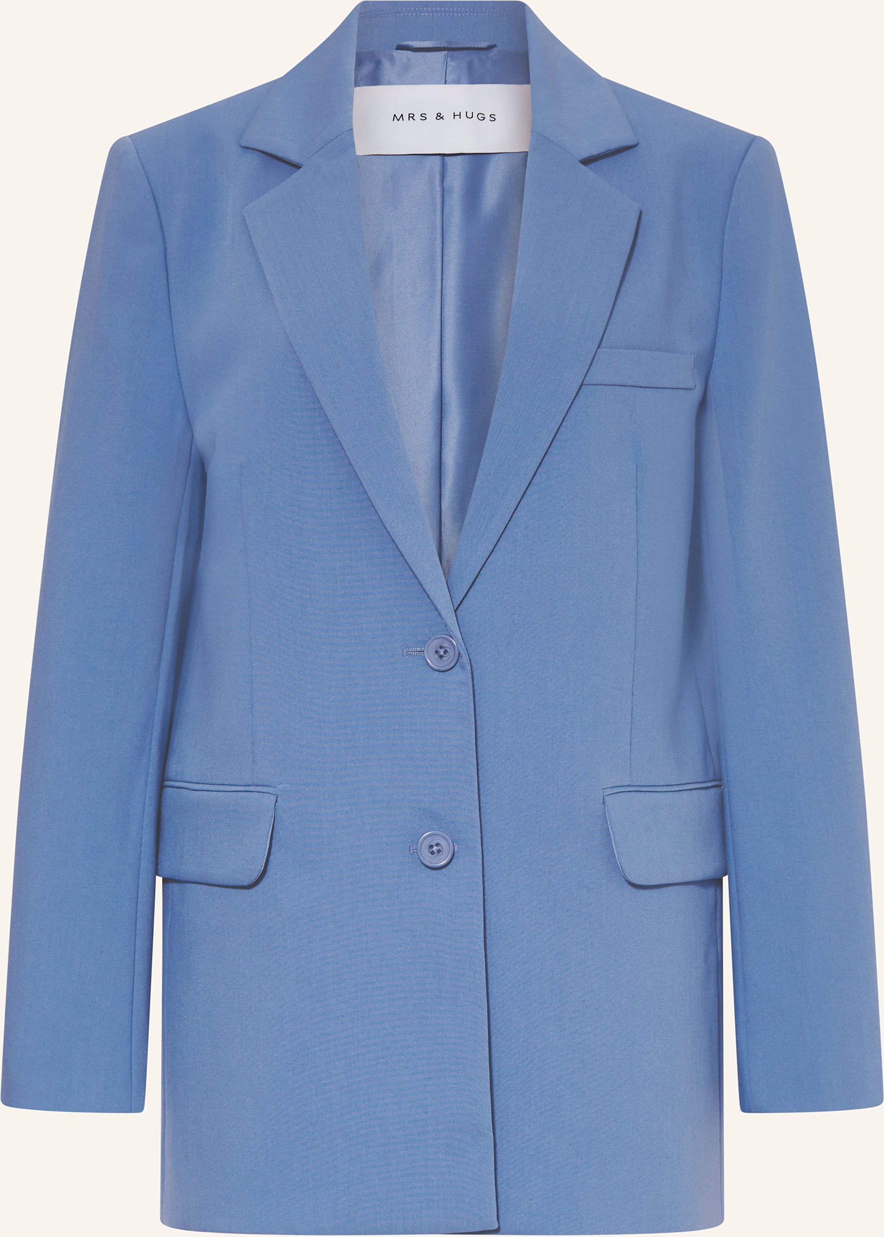 Mrs & Hugs Longblazer blau