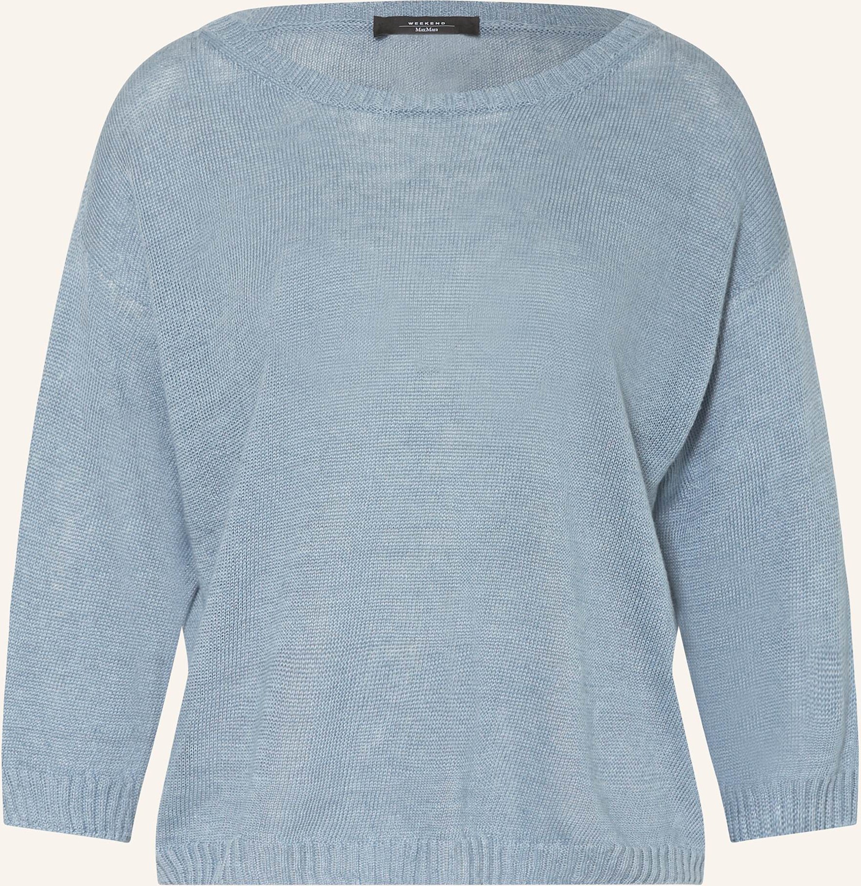 Weekend Max Mara Leinenpullover Selz Mit 3/4-Arm blau