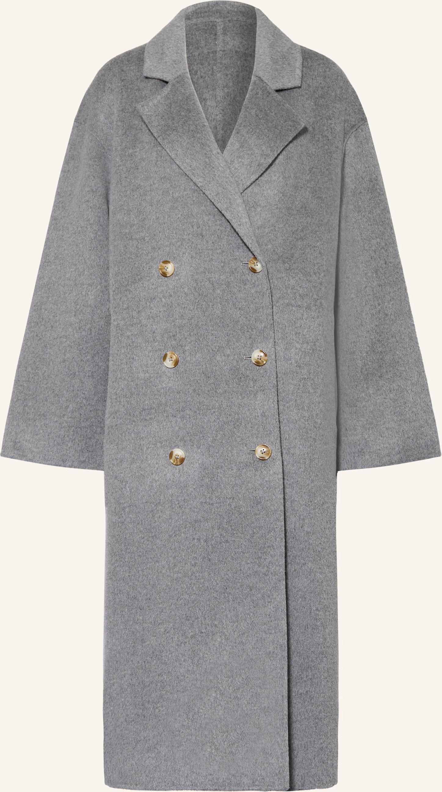 Loulou De Saison Wollmantel Borneo grau