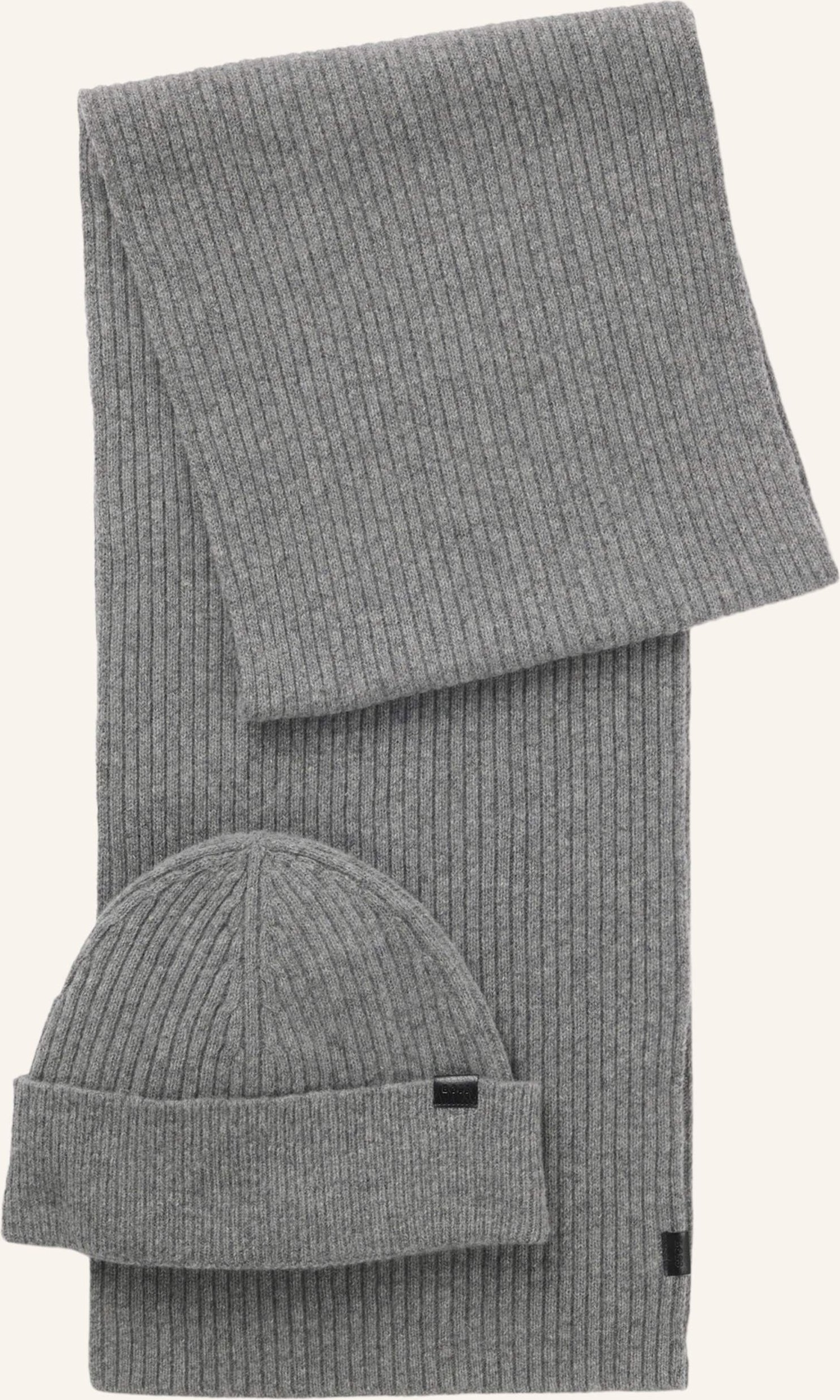 Boss Strickschal Uboldi_Set silber