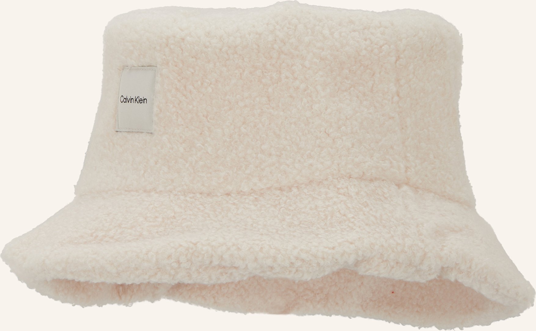 Calvin Klein Bucket-Hat Aus Bouclé beige