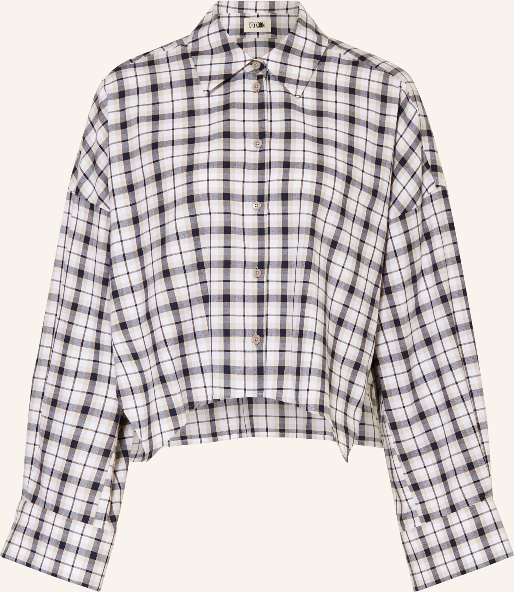 Thumbnail - Drykorn Hemdbluse Oshia blau