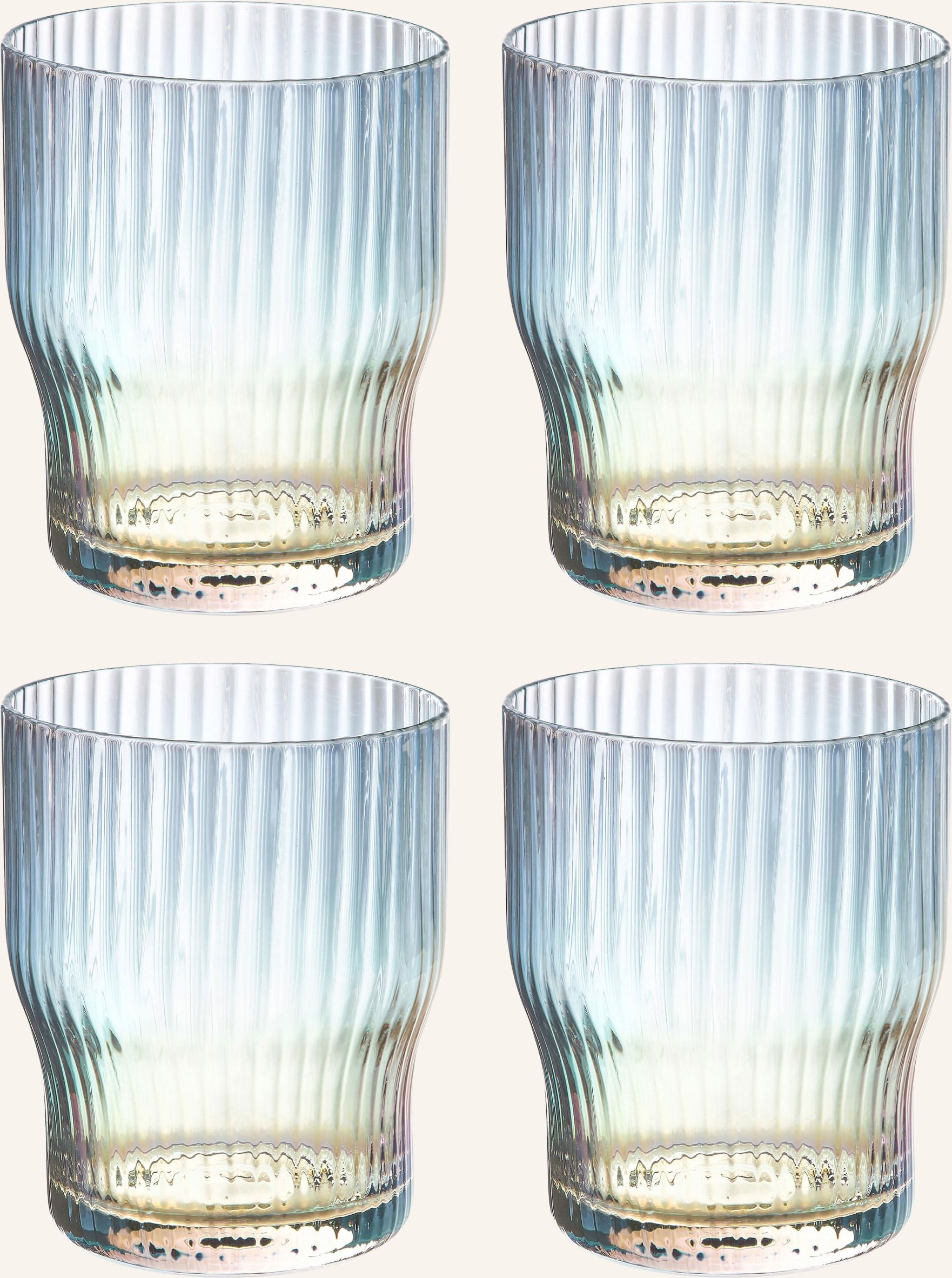 Thumbnail - Westwing Collection 4er-Set Trinkgläser Juno transparent