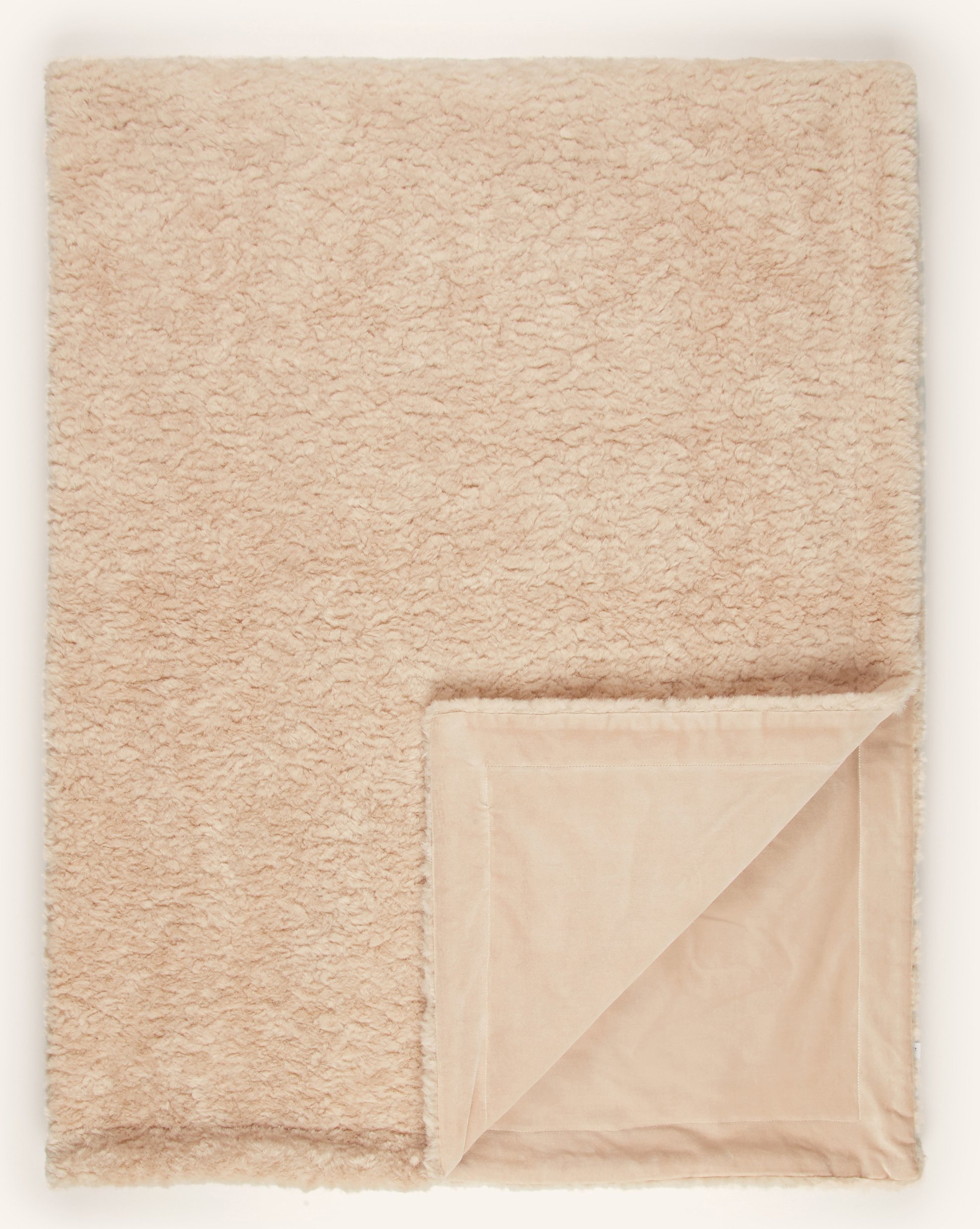 Eb Home Kunstfell-Plaid beige