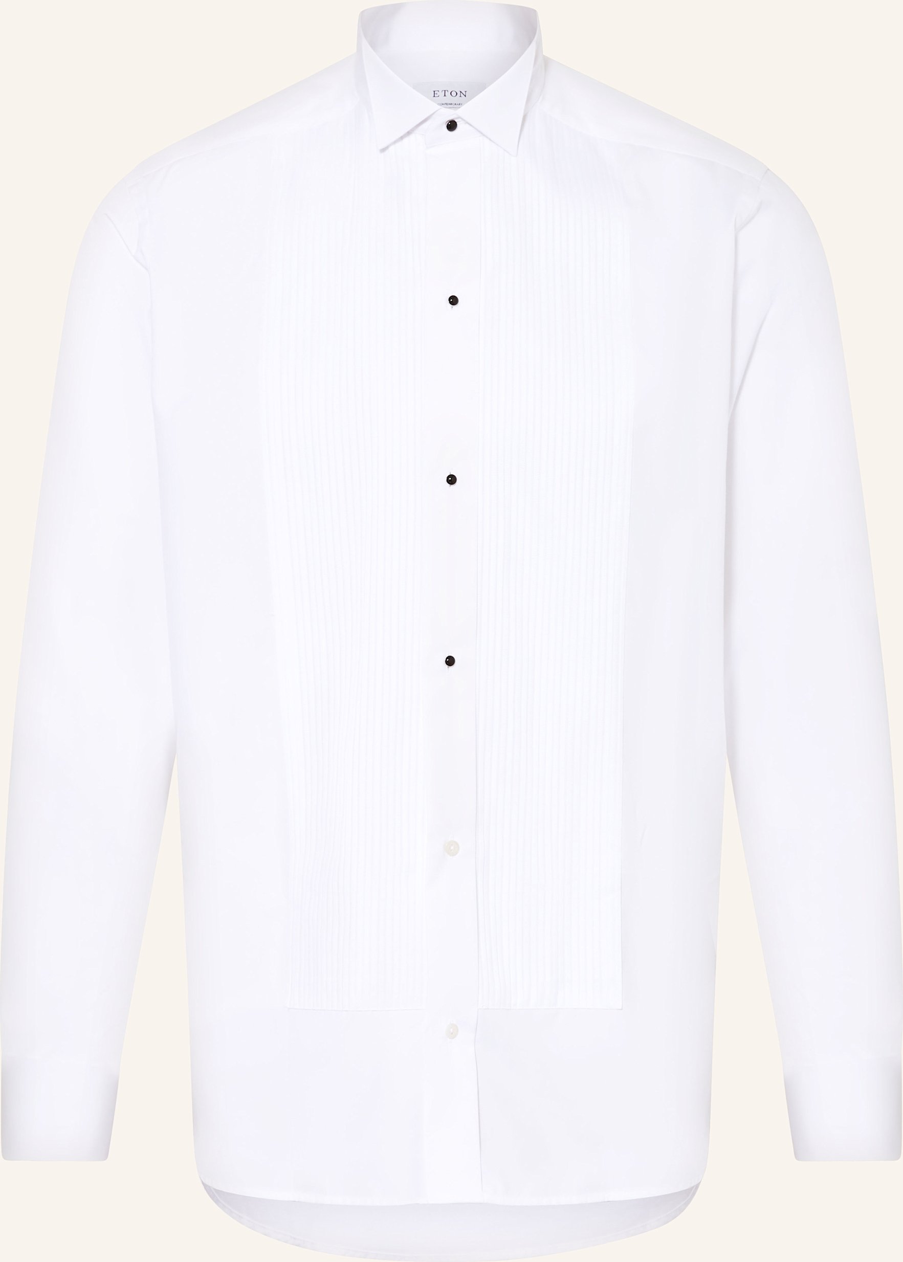 Eton Smoking-Hemd Eve Contemporary Fit weiss