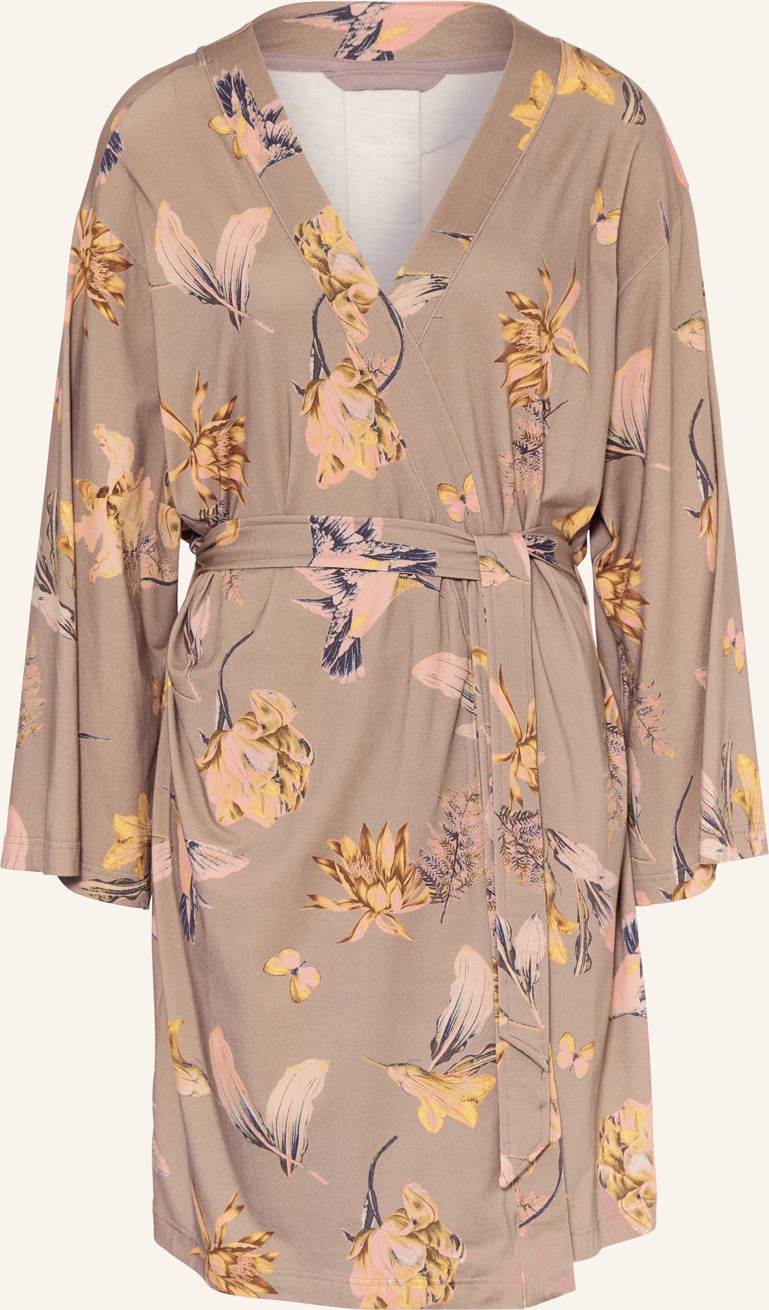 Short Stories Damen-Morgenmantel beige