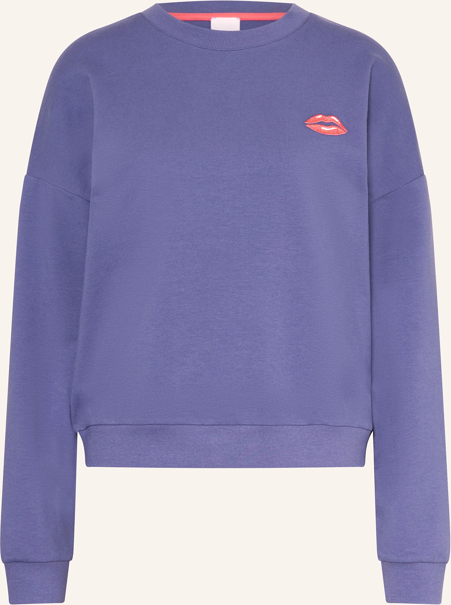 Mey Lounge-Sweatshirt Serie Cozy Nights blau