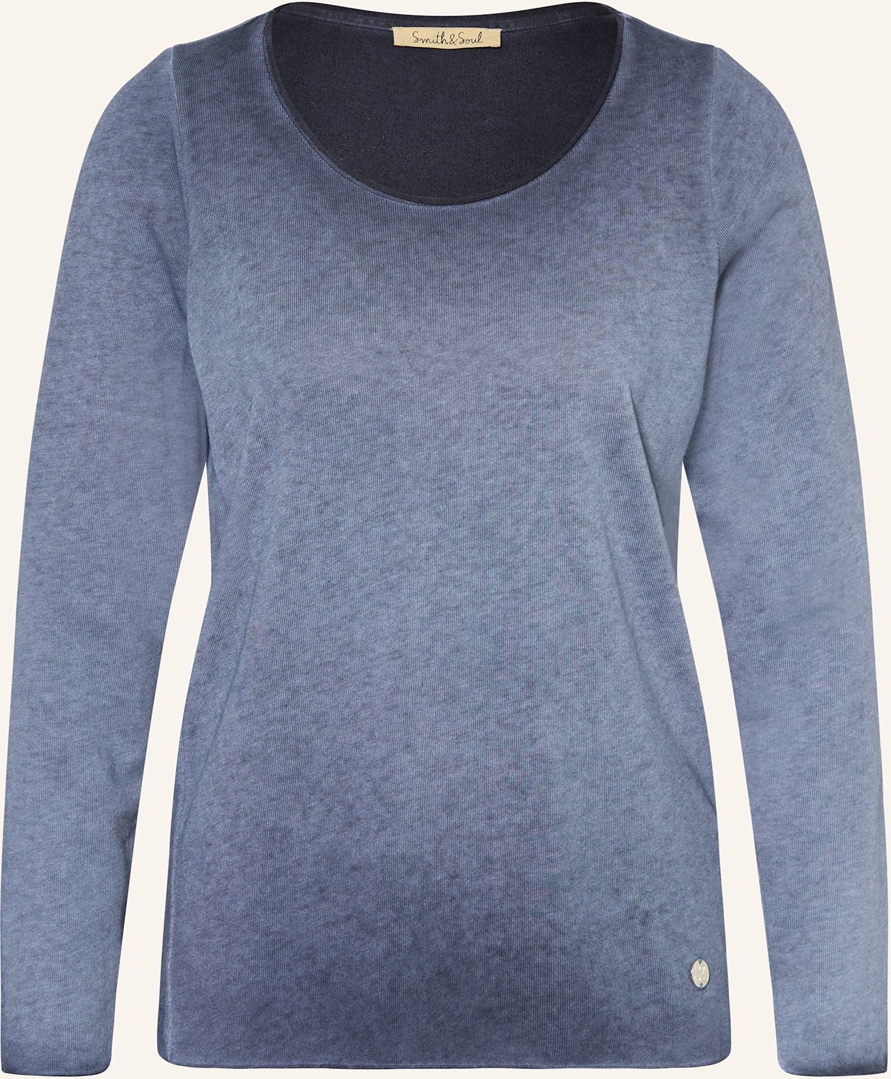 Thumbnail - Smith & Soul Longsleeve blau