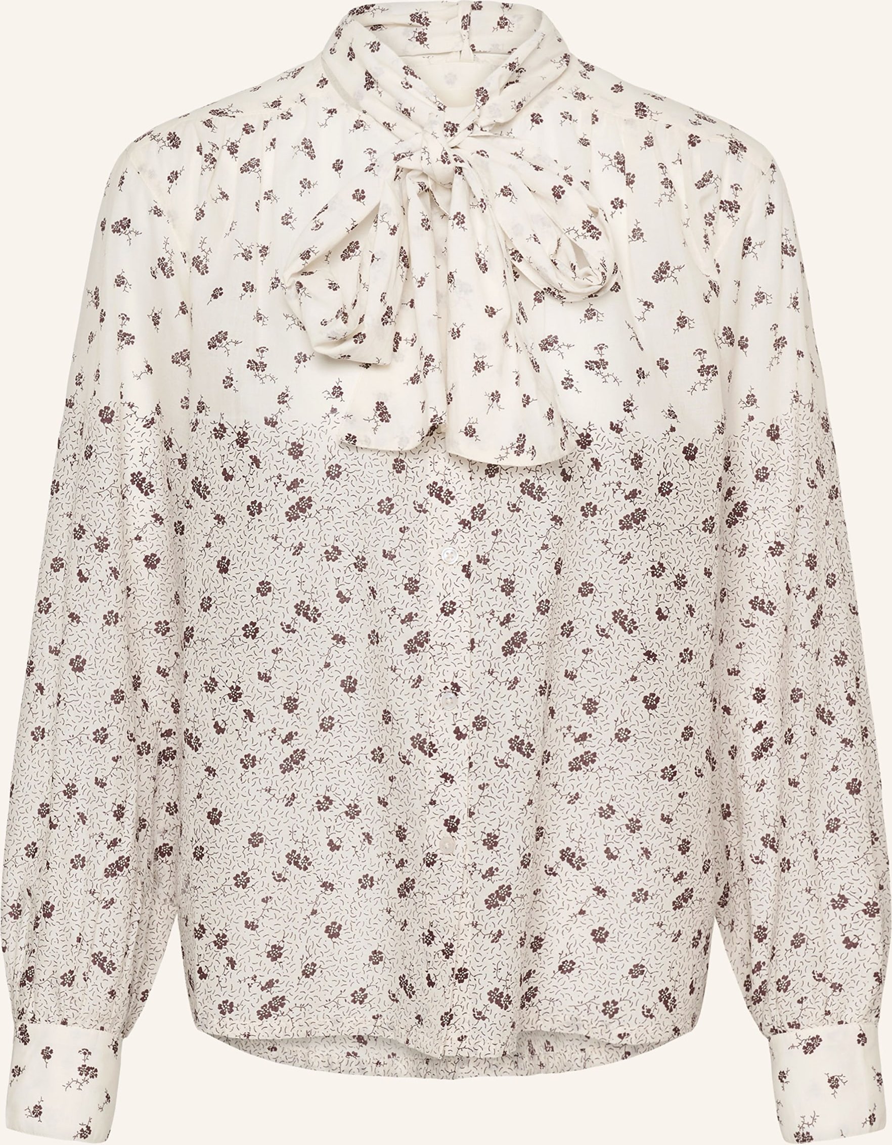 Part Two Bluse Janinapw Mit Abnehmbarer Schluppe weiss