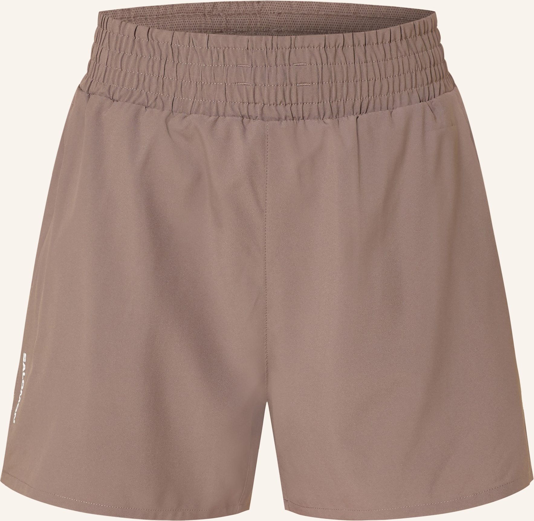 Salomon 2-In-1-Laufshorts Shkout Core braun