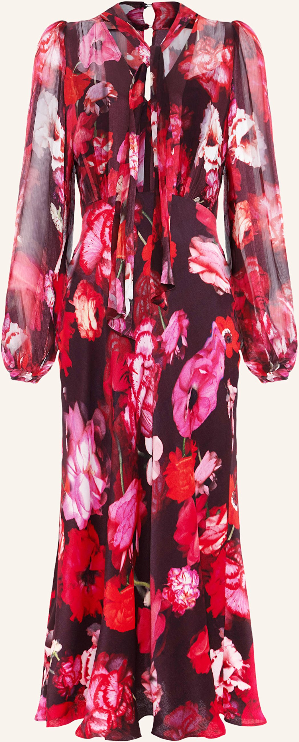 Phase Eight Schluppenkleid Eleni Im Materialmix rot