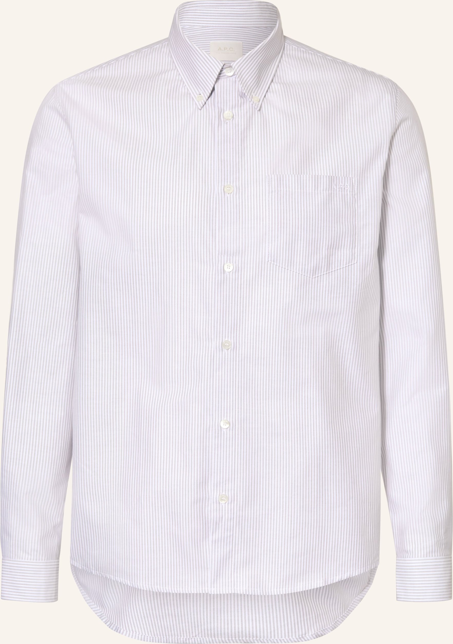 A.P.C. Hemd Chemise Comfort Fit grau