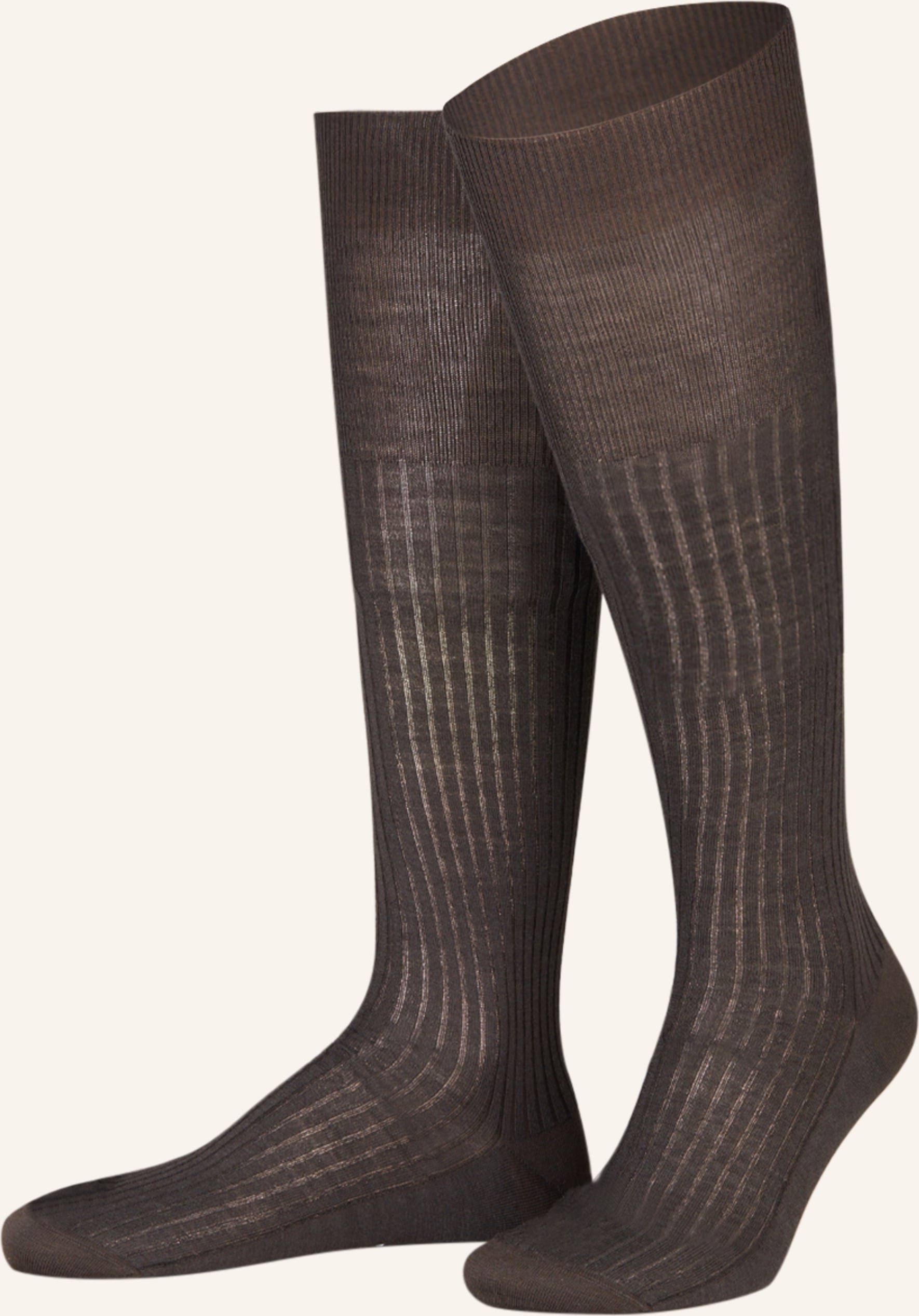 Thumbnail - Falke Kniestrümpfe Luxury No. 7 braun