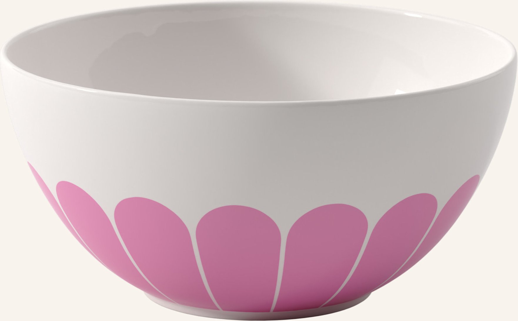 Thumbnail - Villeroy & Boch Salat-/Servierschüssel Fleur Couleur weiss