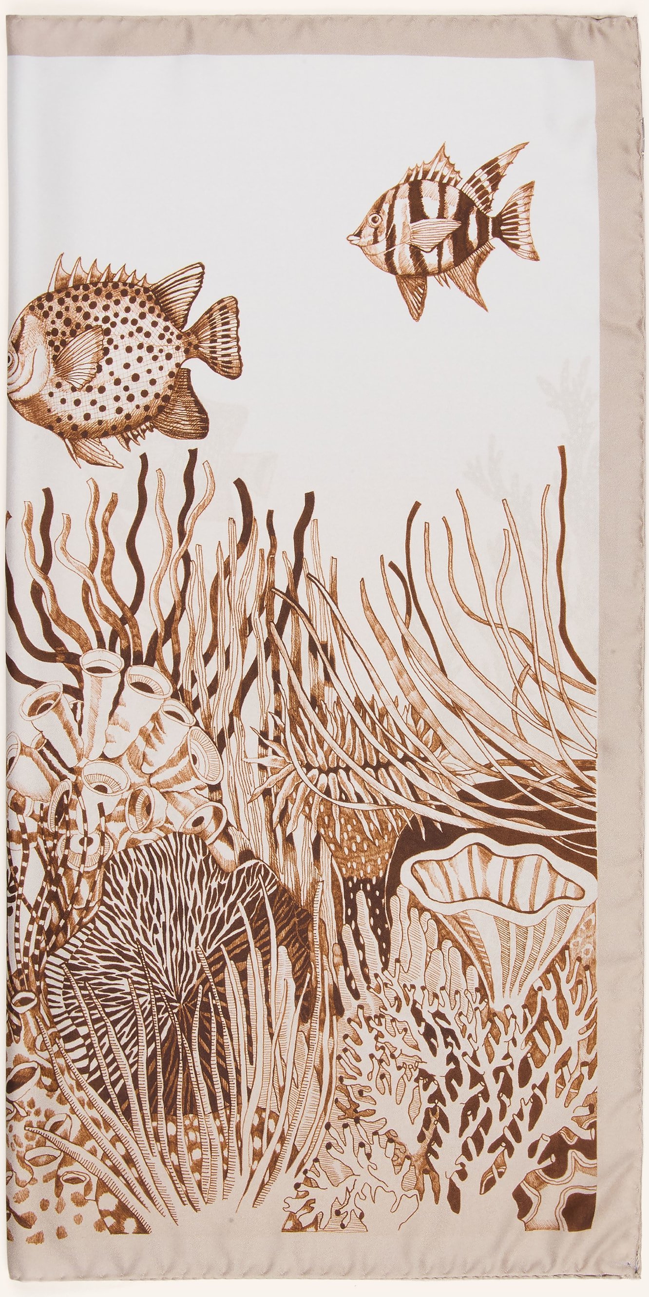 Barbieri Seidentuch beige