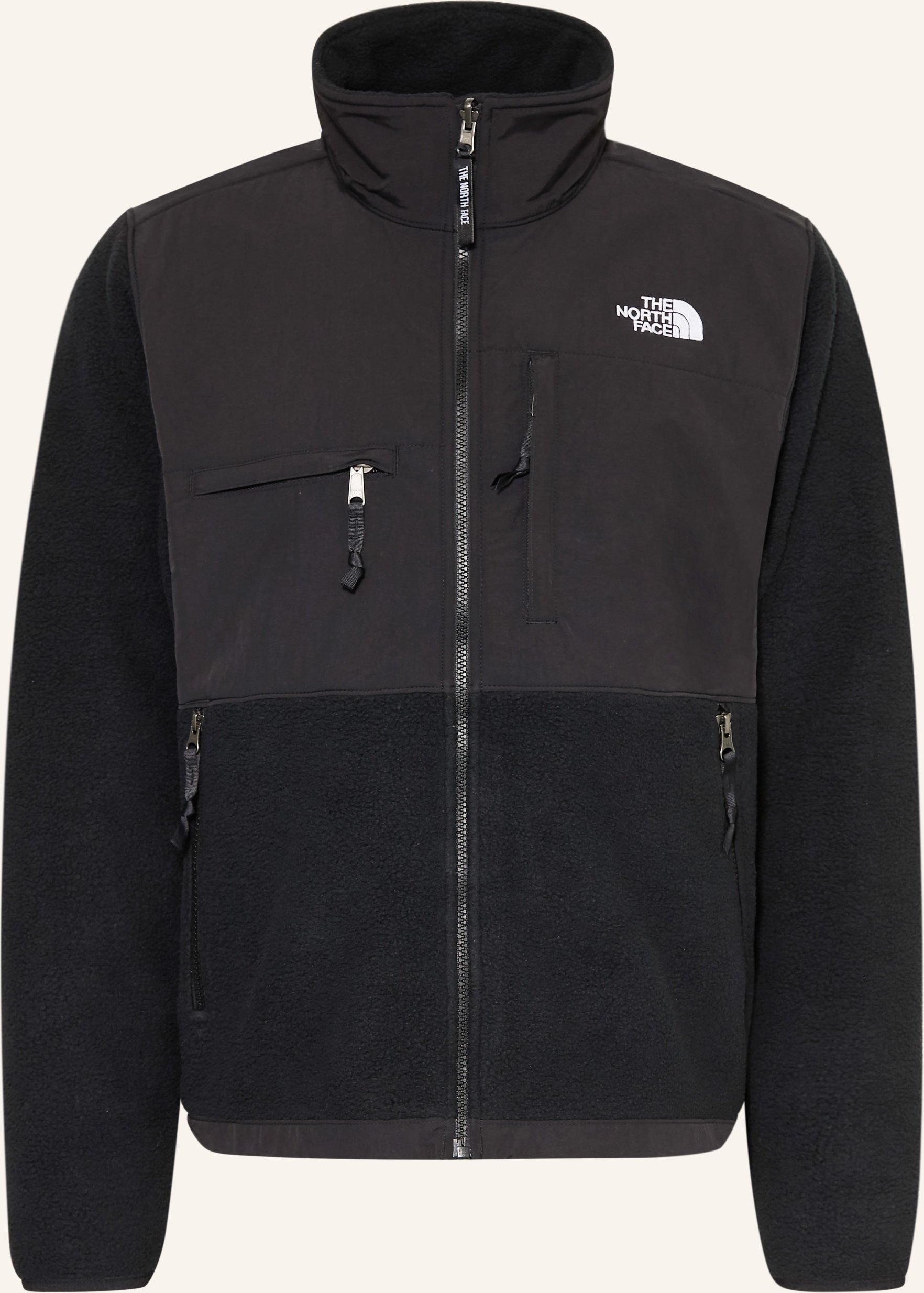 The North Face Fleecejacke Denali Im Materialmix schwarz