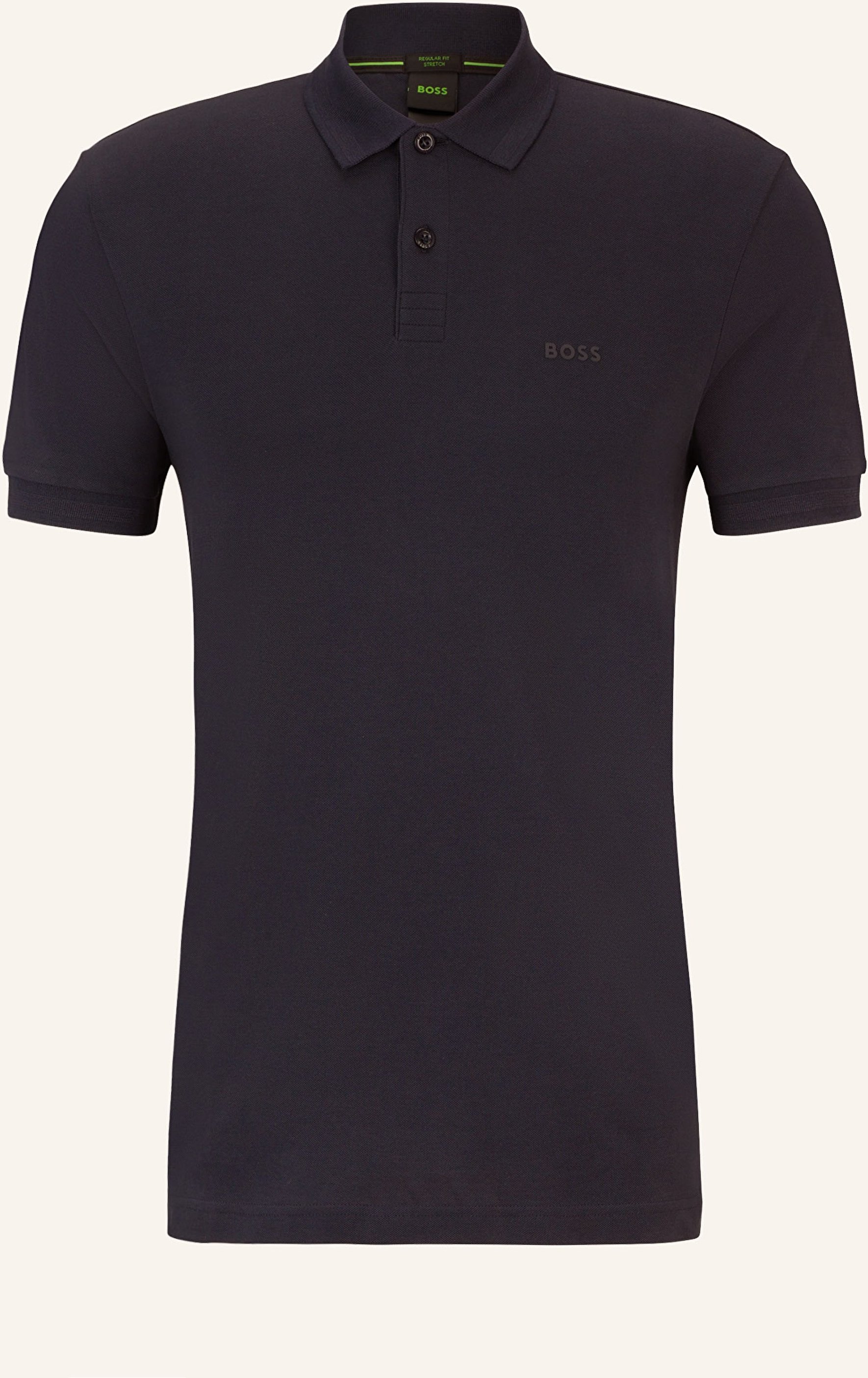 Boss Piqué-Poloshirt Pio Regular Fit blau