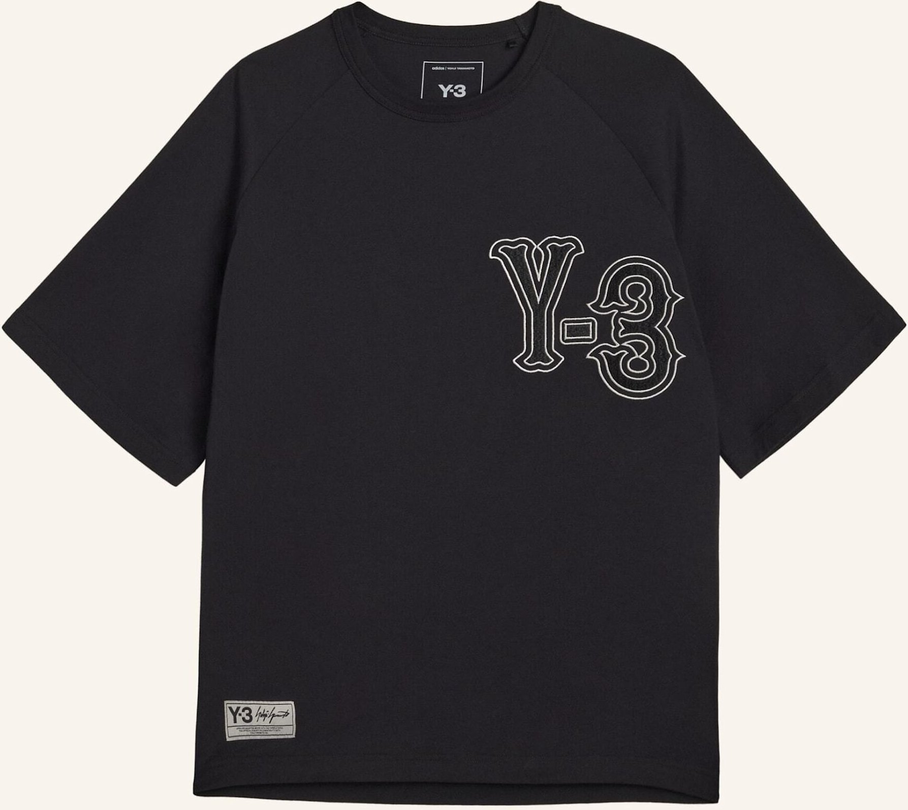 Y-3 Y-3 Elite 5 Gfx Kurzärmeliges T-Shirt schwarz
