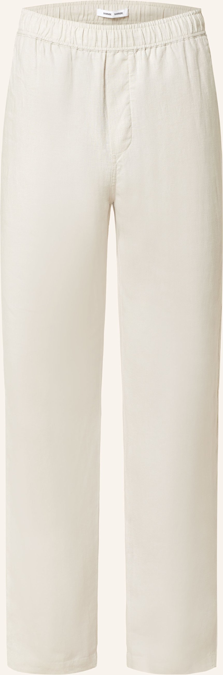 Thumbnail - Samsøe Samsøe Leinenhose Sajabari Regular Fit beige