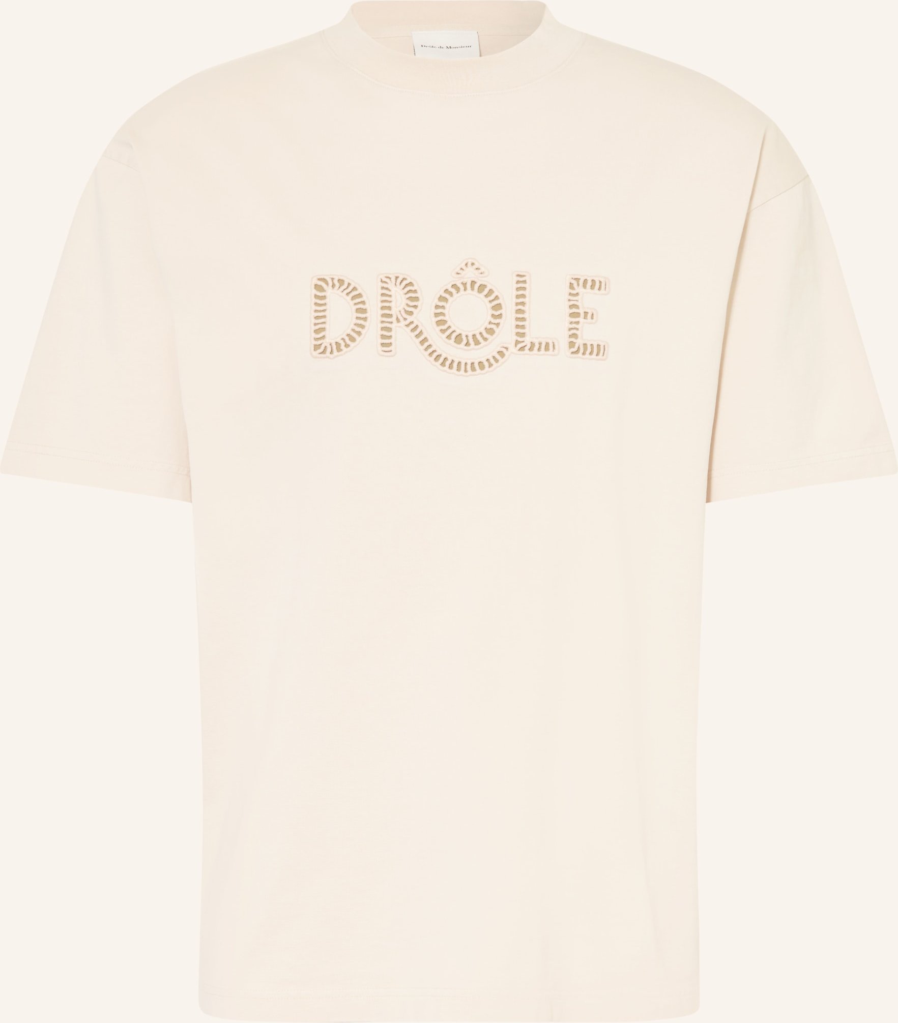 Drôle De Monsieur T-Shirt beige